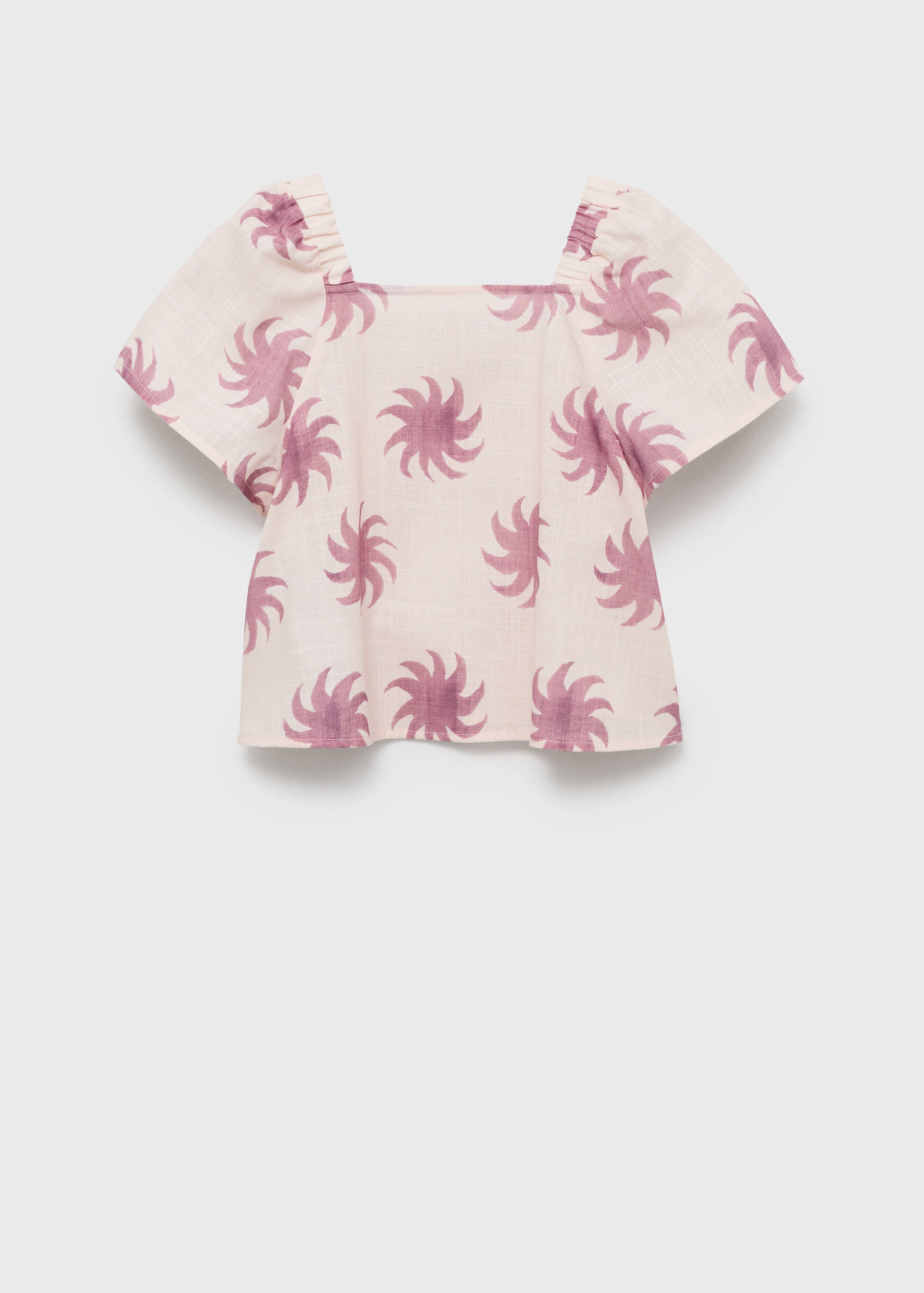 Blouse crop imprimée - Article sans modèle