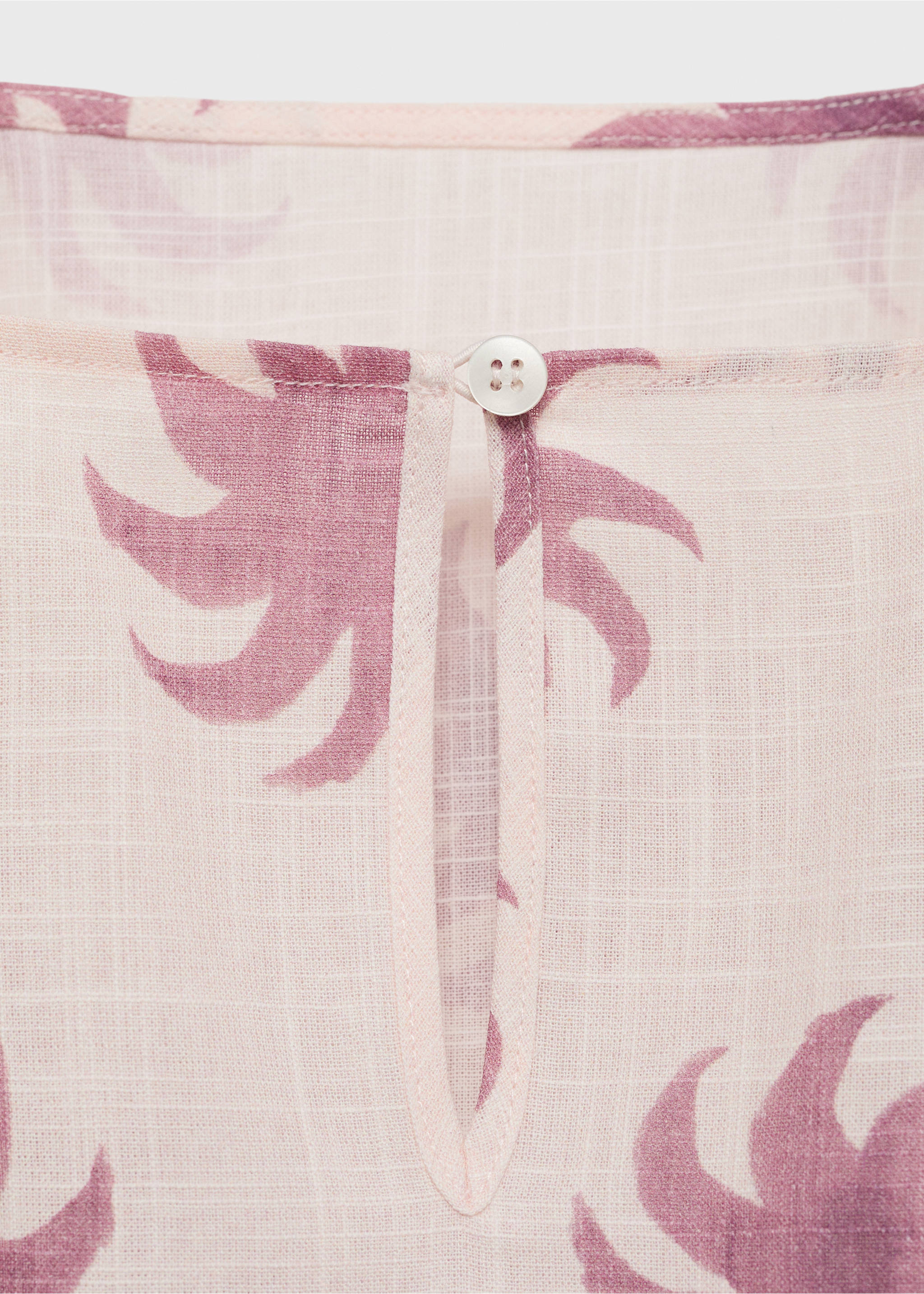 Blouse crop imprimée - Détail de l'article 0, Rose. Ref: 87047715-00.