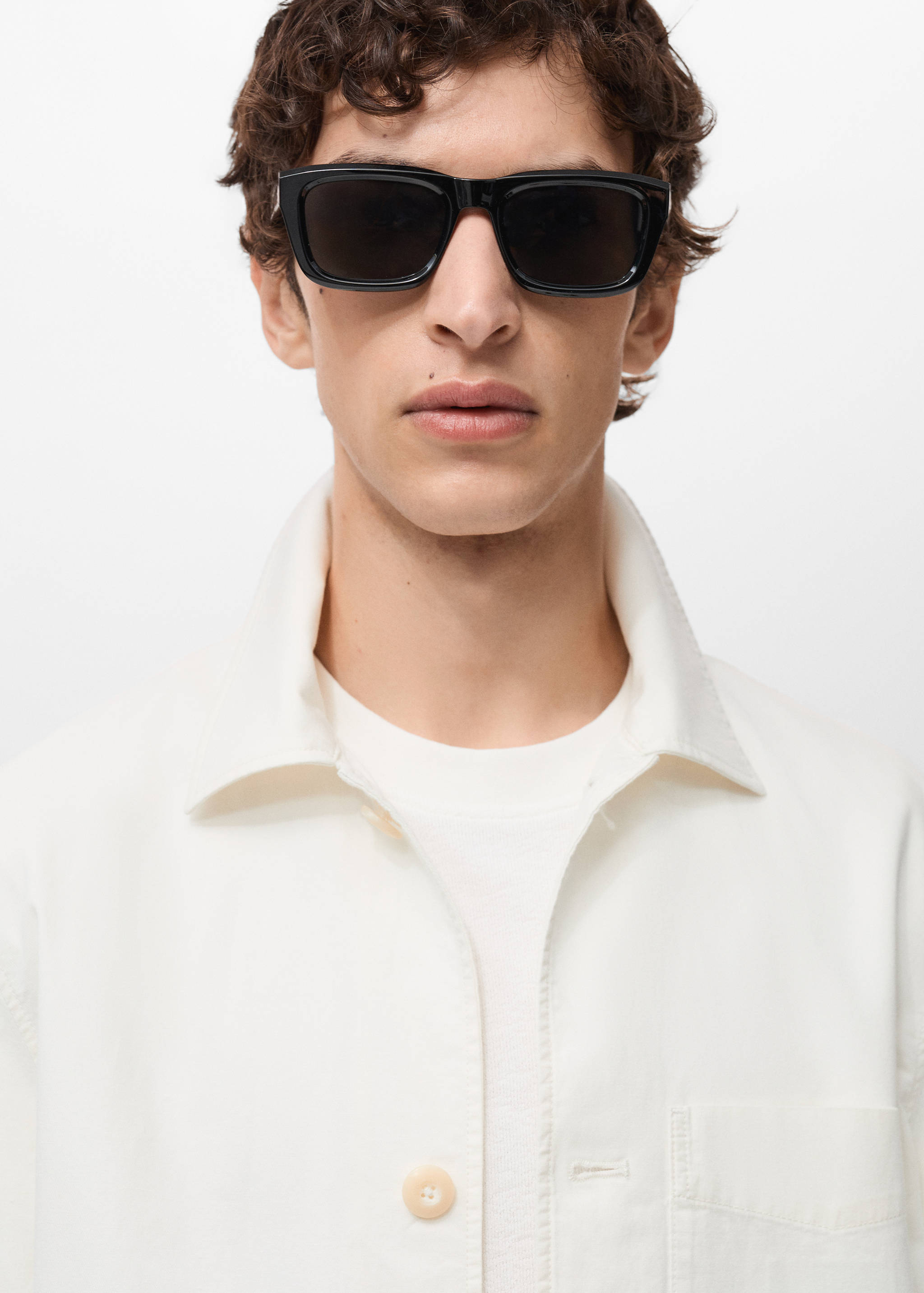 Sobrecamisa lino algodón bolsillo - Detalle del artículo 1