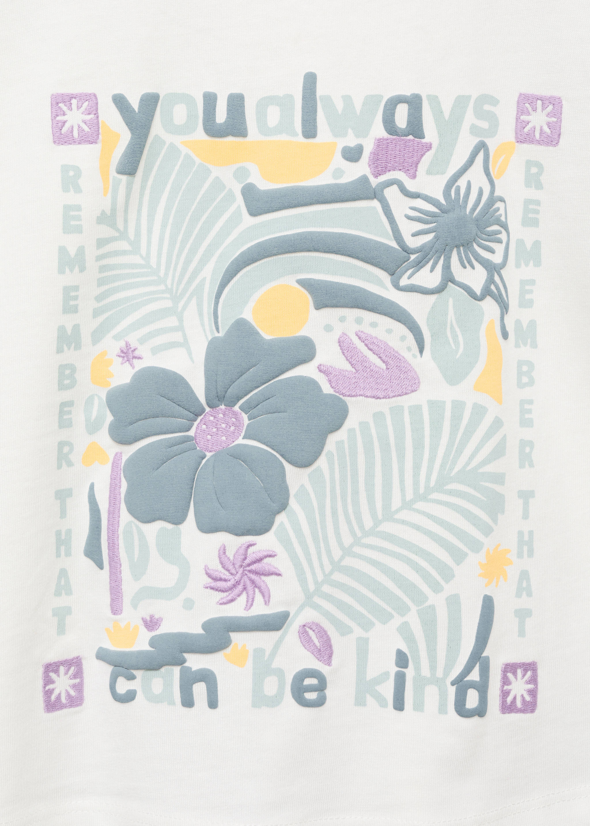 Message crop T-shirt - Details of the article 0