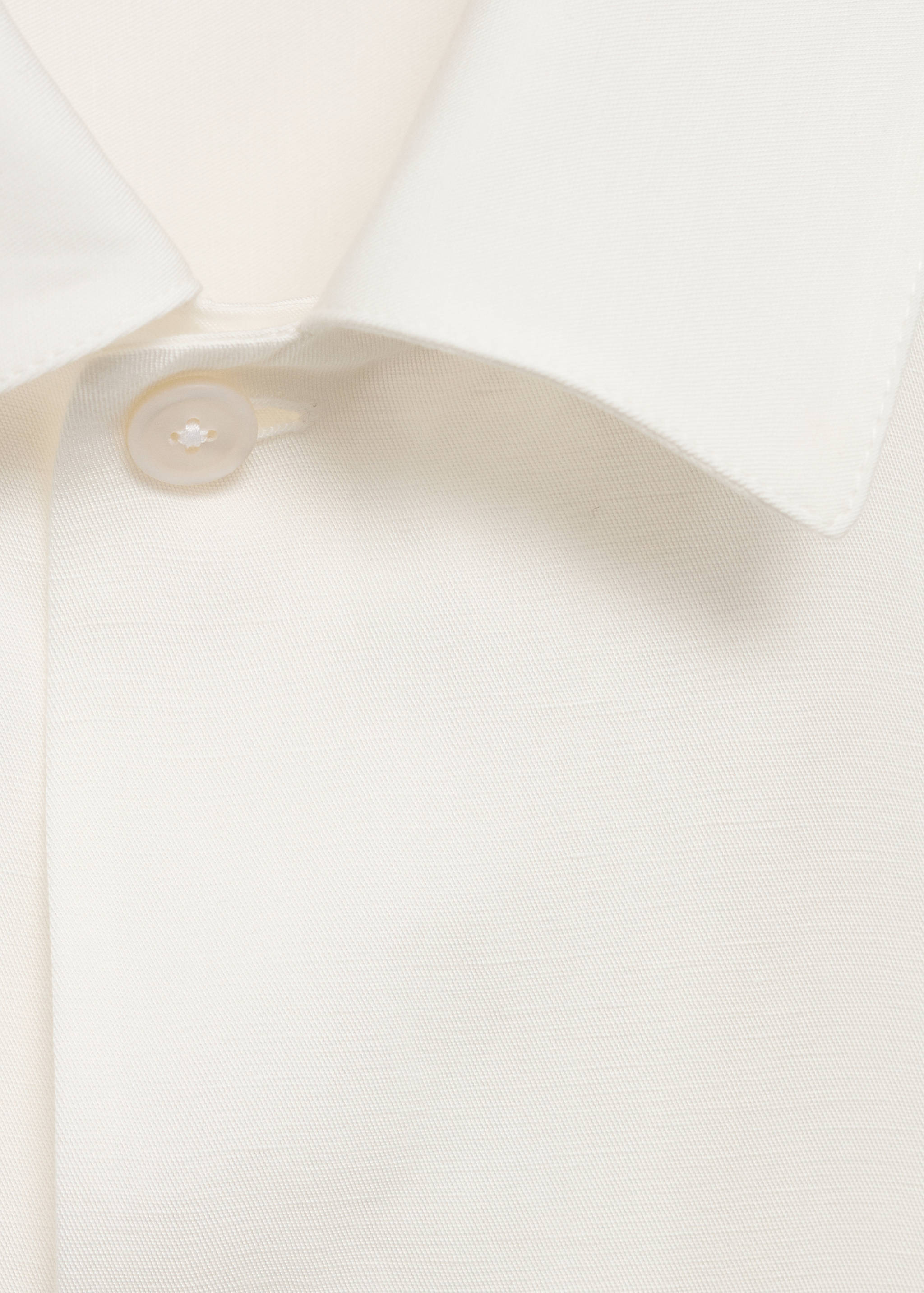 Linen-blend overshirt with pockets - Details of the article 8