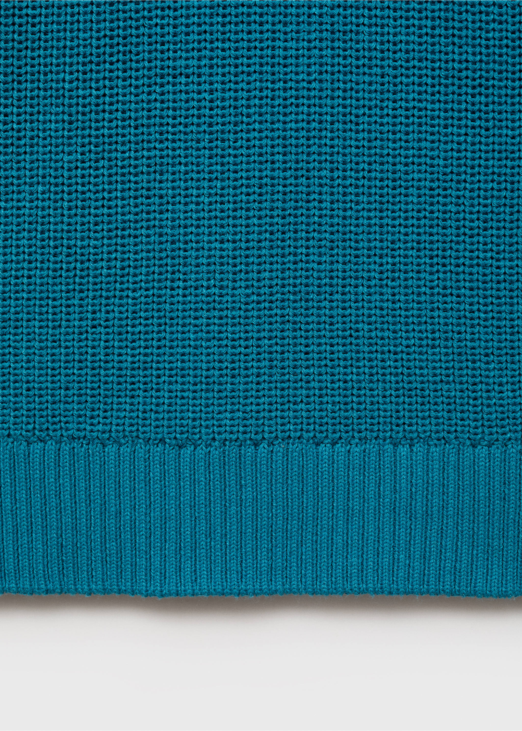 Polo en maille perlée - Détail de l'article 0, Turquoise. Ref: 87047898-00.