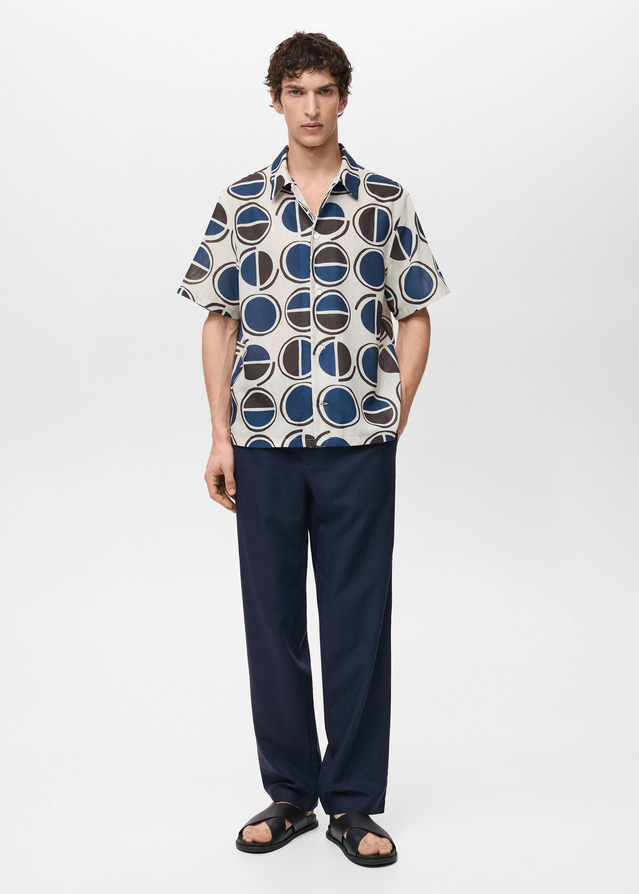 Printed short-sleeved shirt - General plane