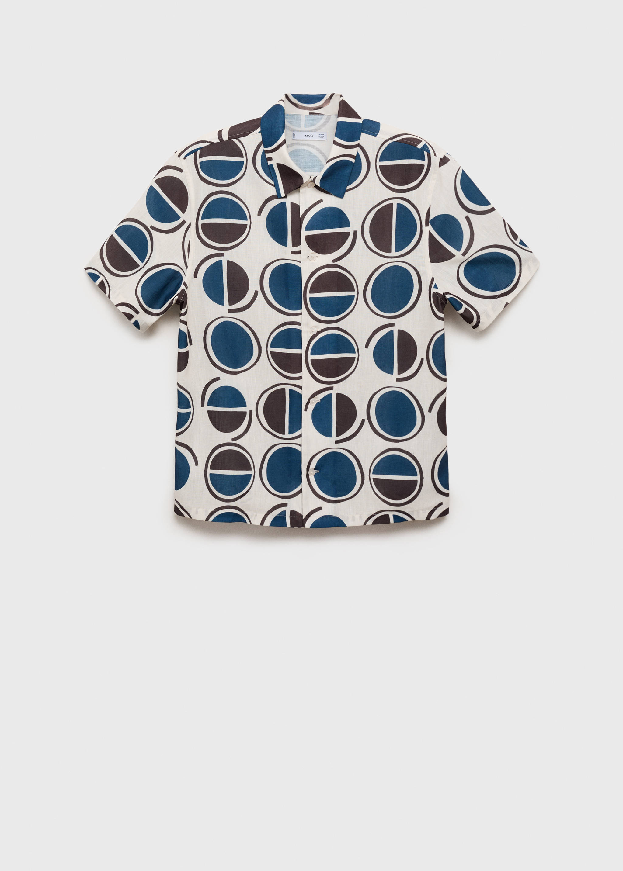 Printed short-sleeved shirt - Article without model