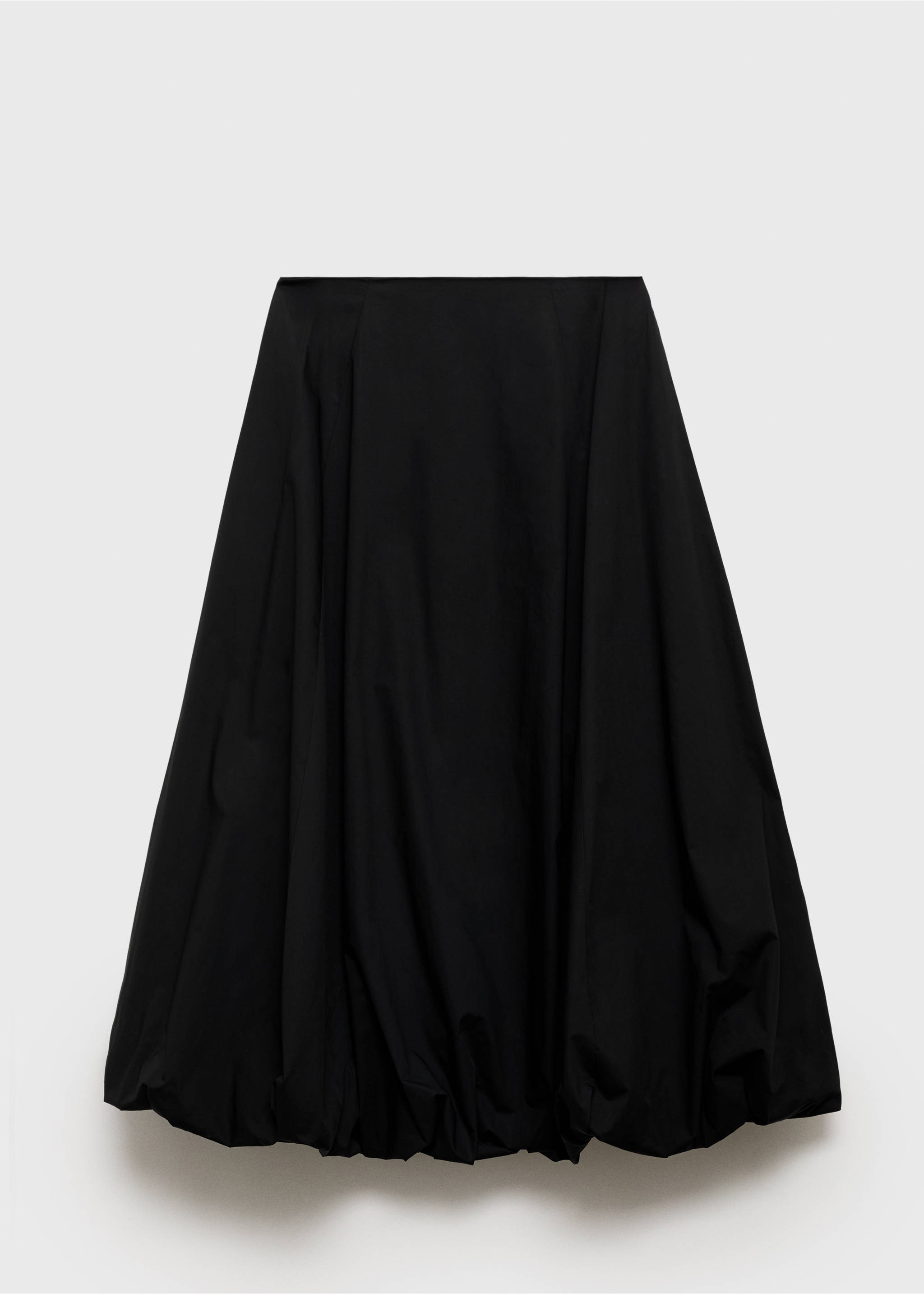 Balloon midi skirt - Article without model, Black. Ref: 87048264-00.