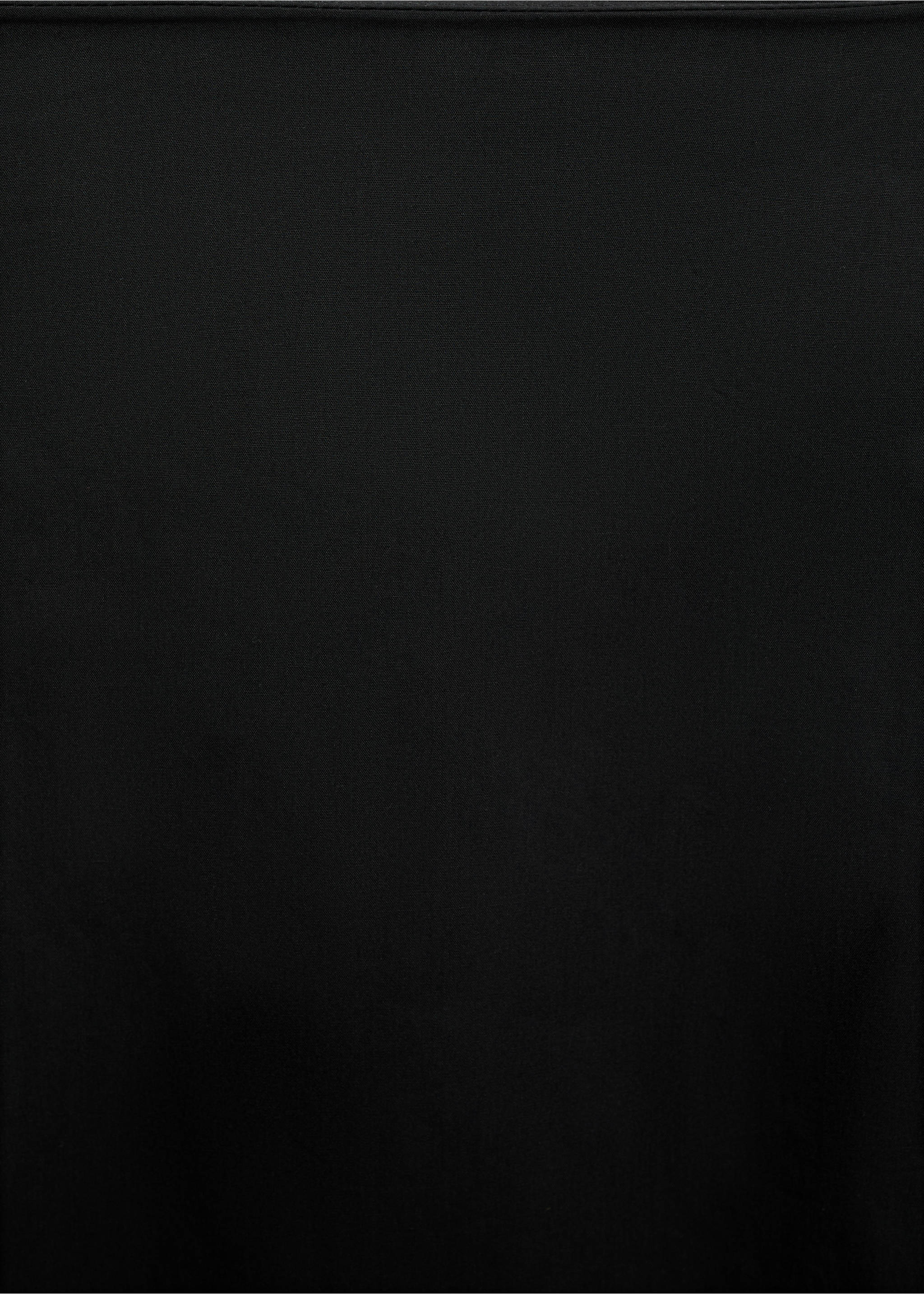 Balloon midi skirt - Details of the article 0, Black. Ref: 87048264-00.