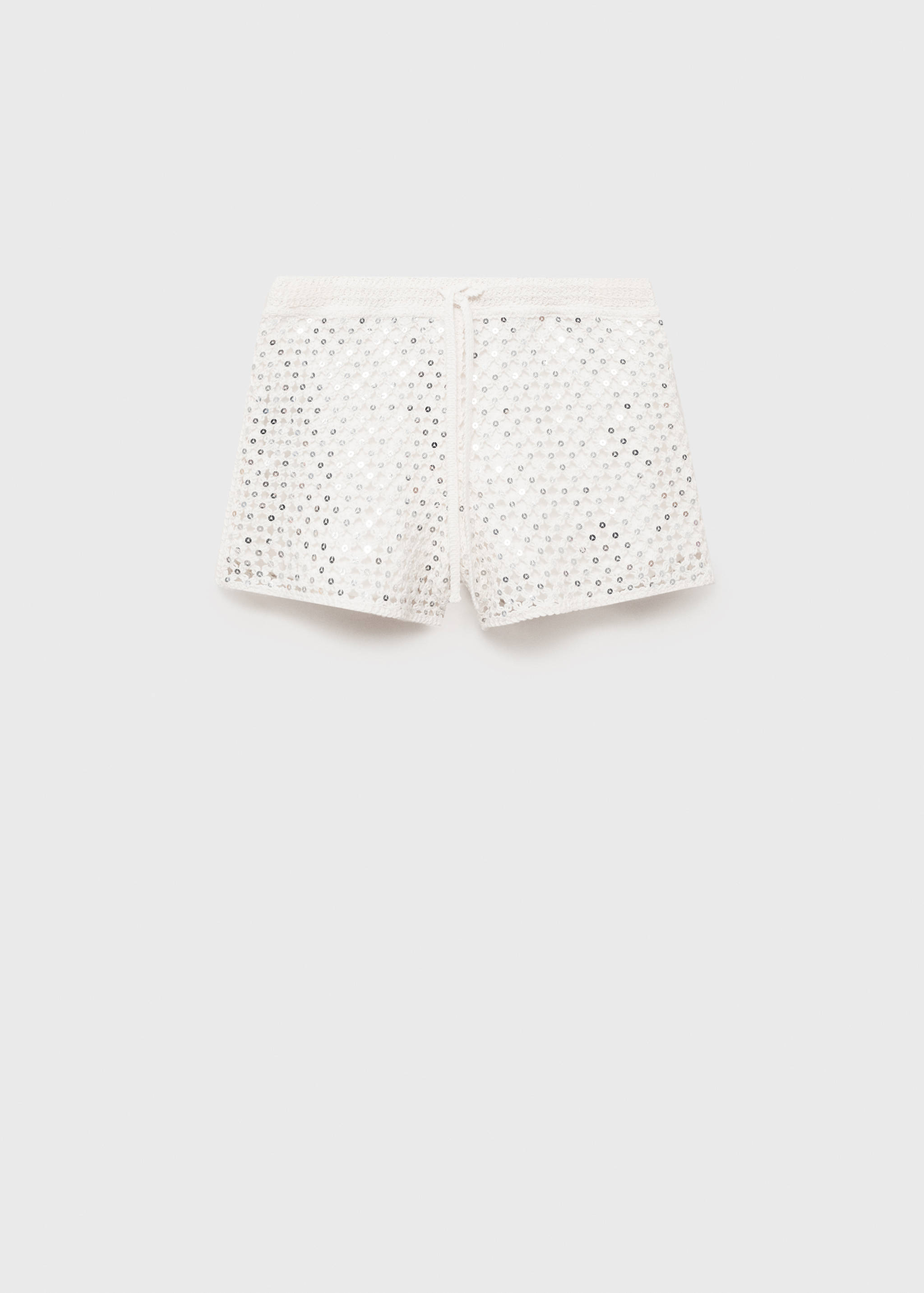 Shorts crochet lentejuelas - Artículo sin modelo