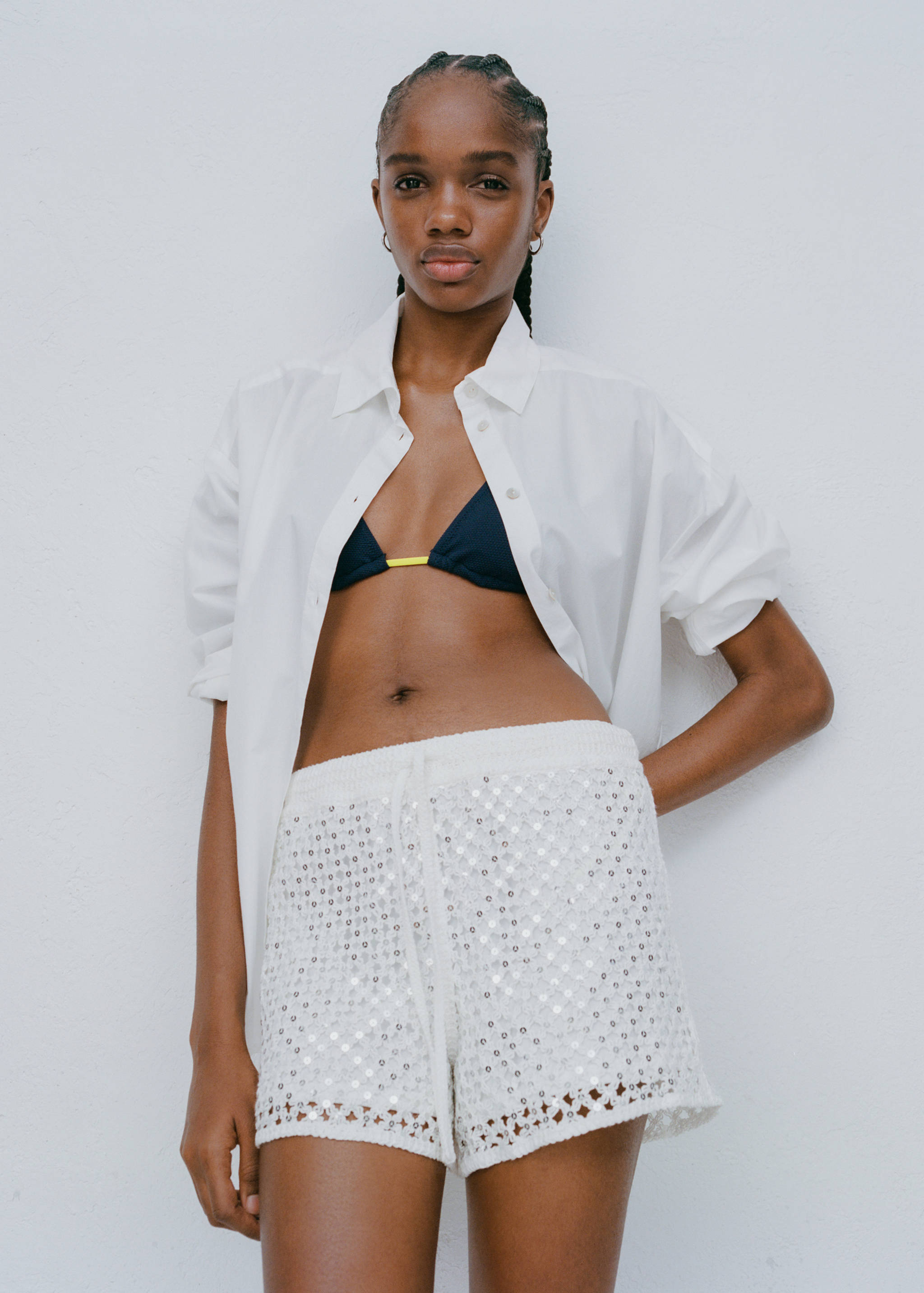Shorts crochet lentejuelas - Detalle del artículo 5