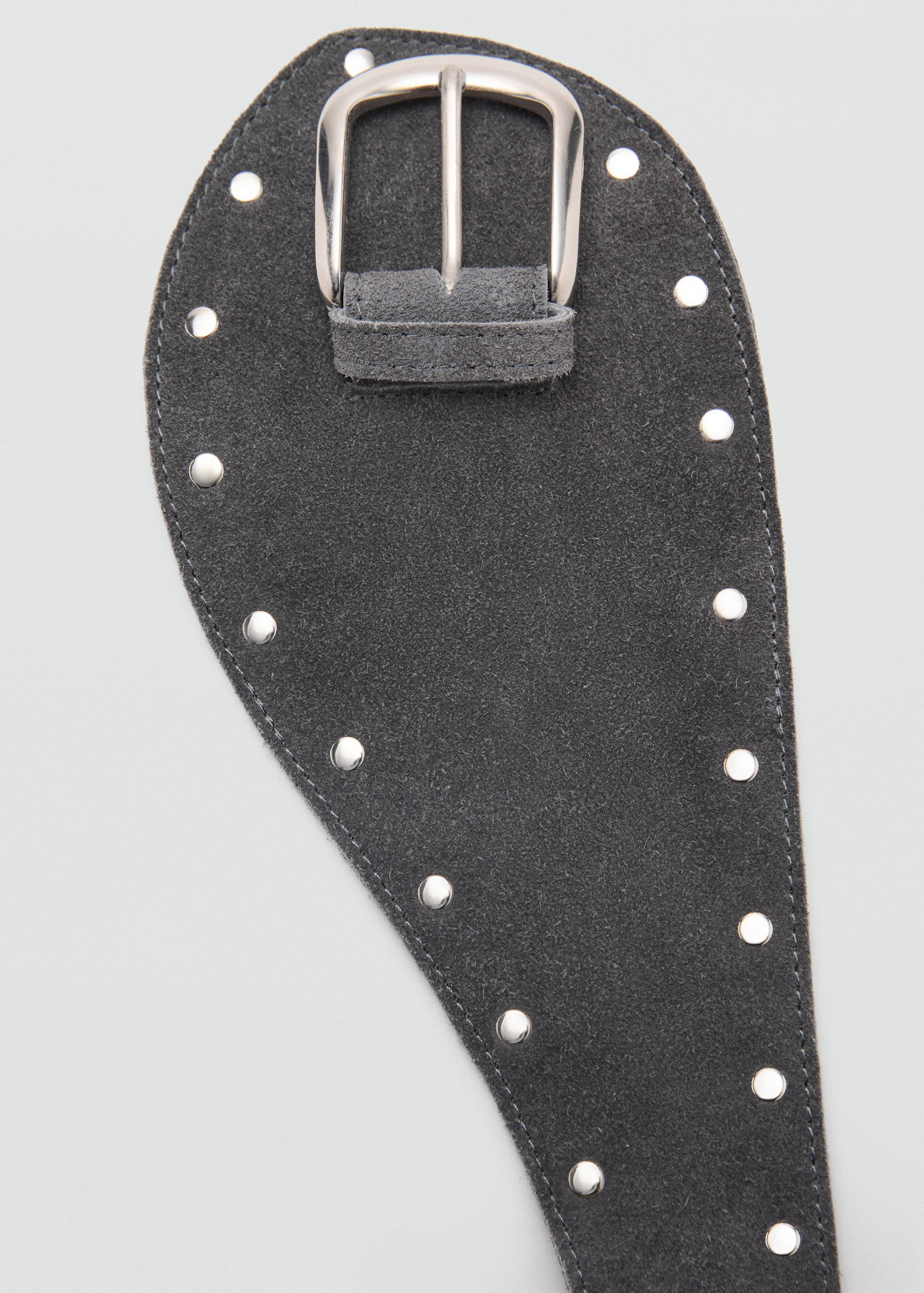 Wide studded leather belt - Details of the article 1