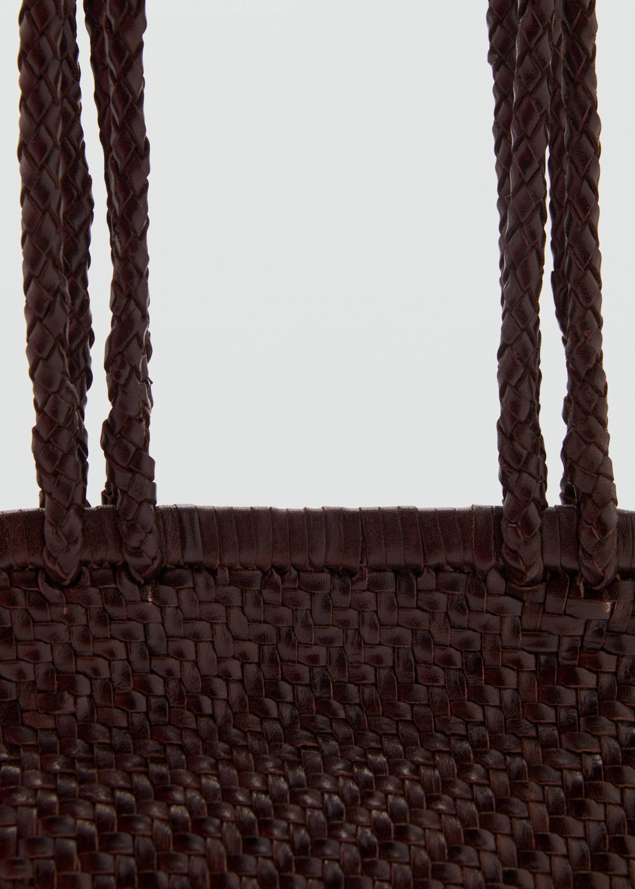 Medium braided leather bag - Details of the article 2