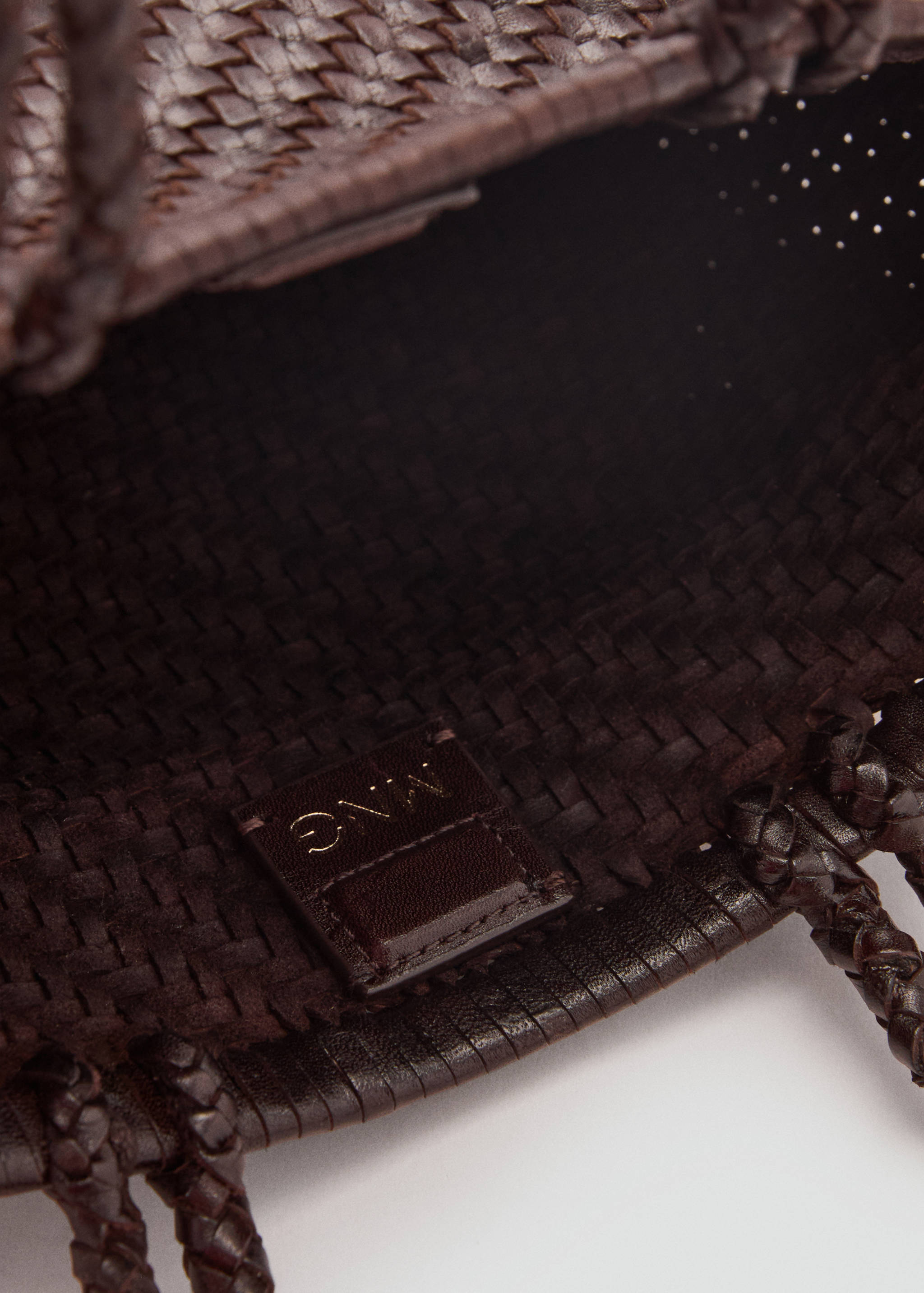 Medium braided leather bag - Details of the article 3