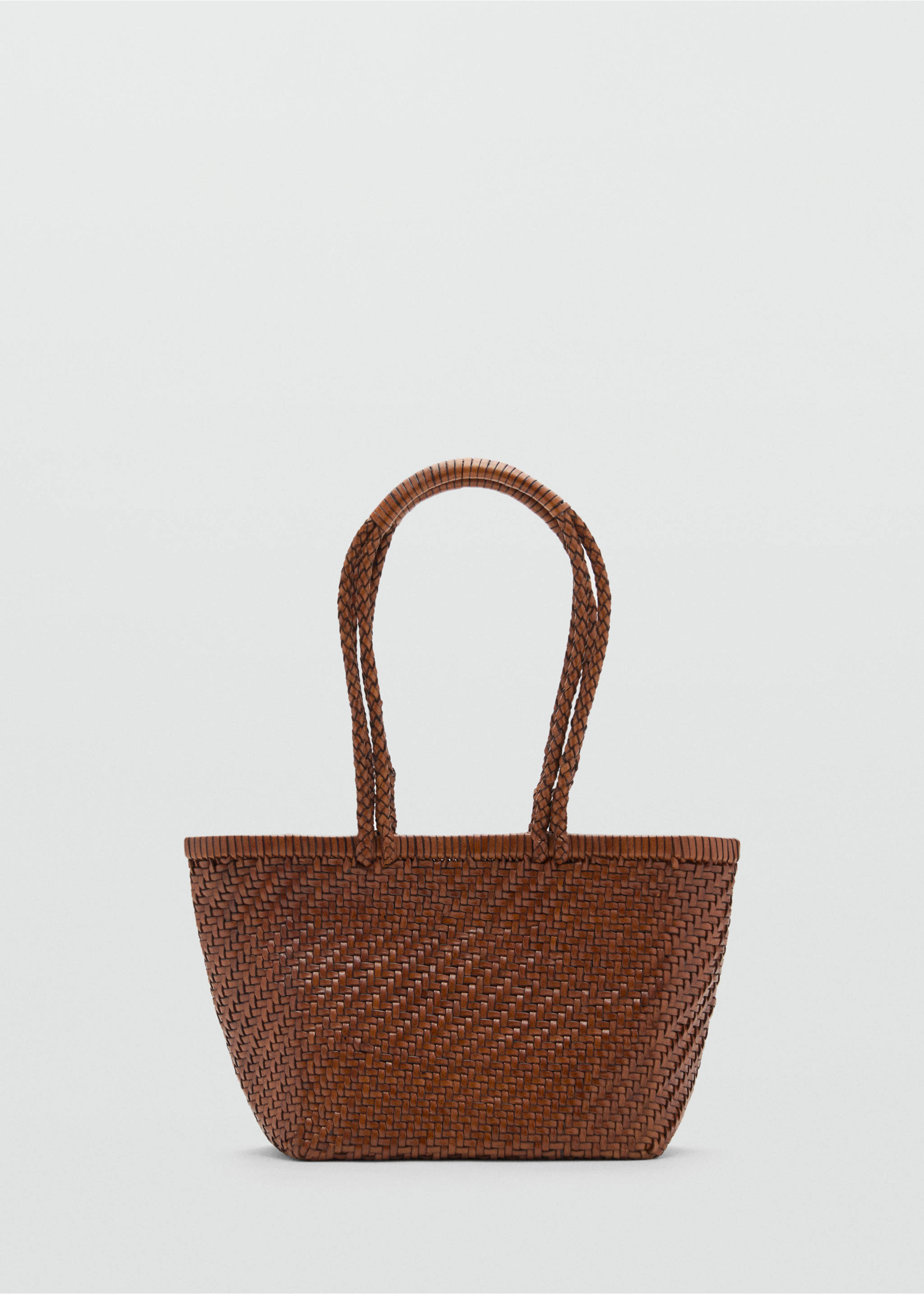 Bolso mediano piel trenzado - Artículo sin modelo, Cuero. Ref: 87048640-00.