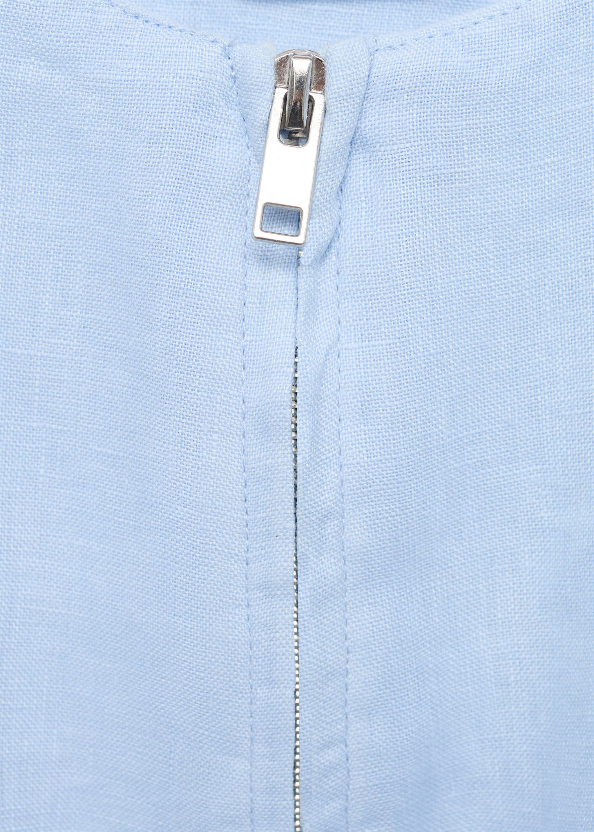 Cropped linen jacket with pockets - Details of the article 8