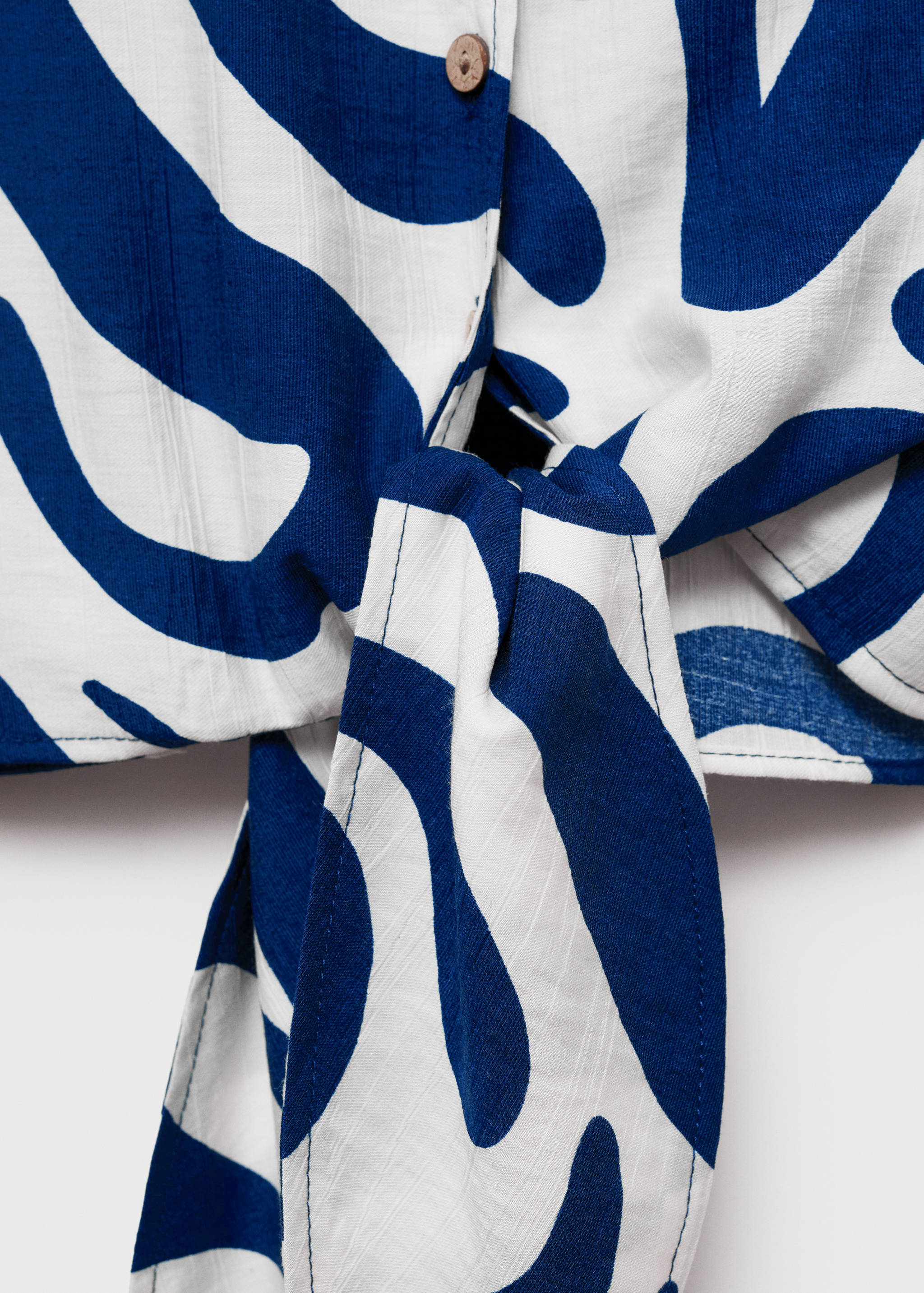 Camisa crop estampada nudo - Detalle del artículo 0