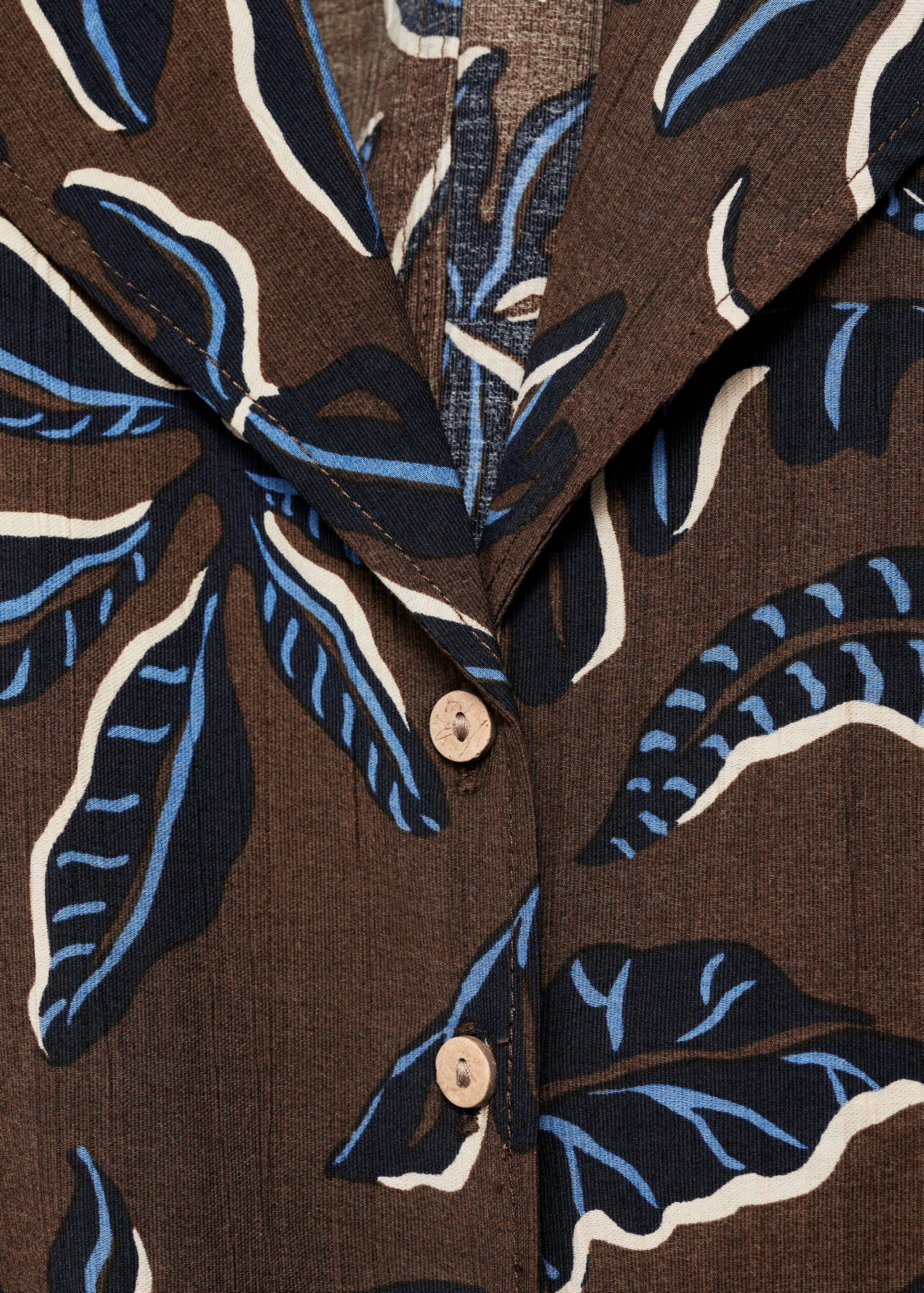 Camisa crop estampada nudo - Detalle del artículo 8