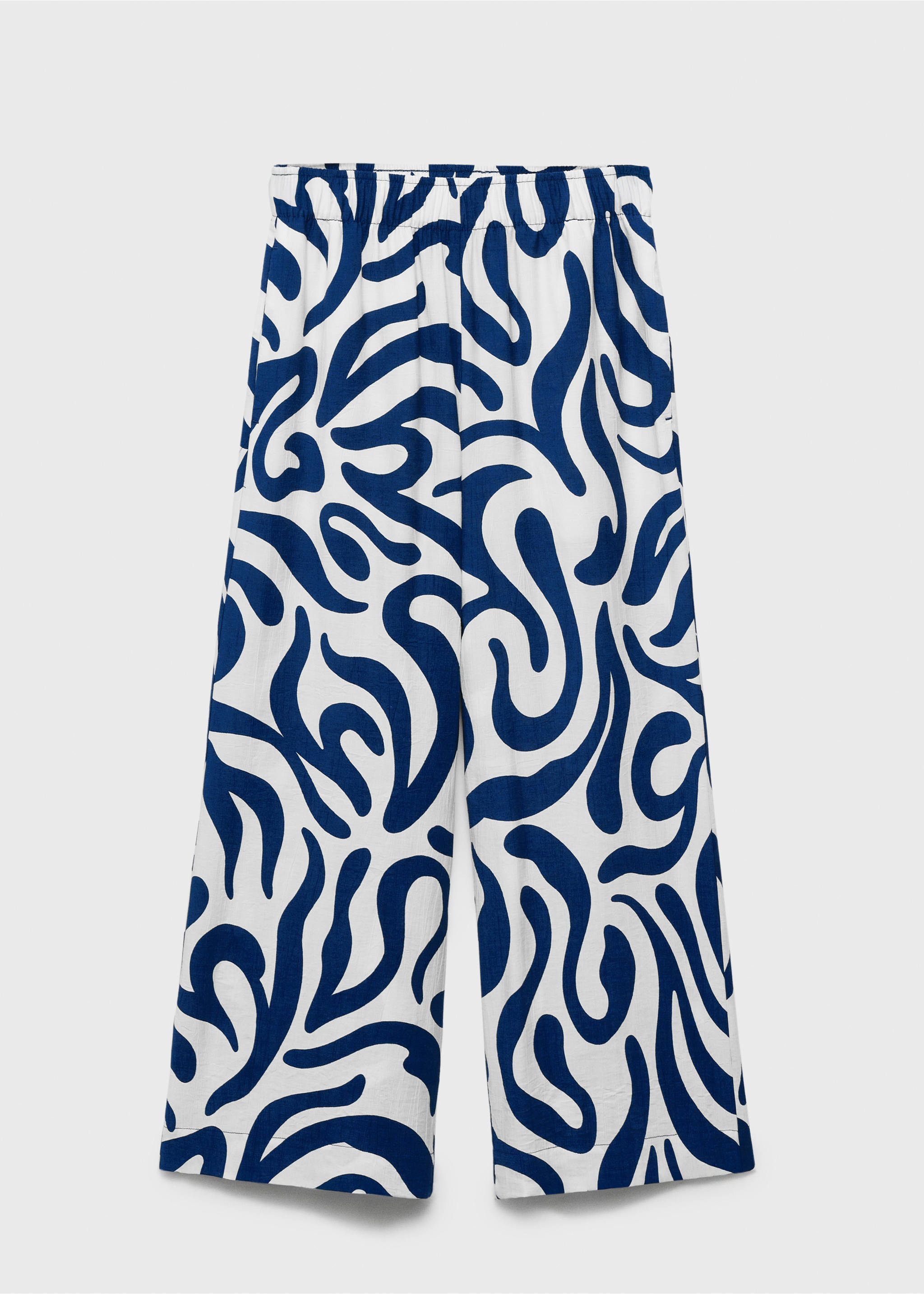 Printed culotte trousers - Article without model, Off White. Ref: 87048647-00.