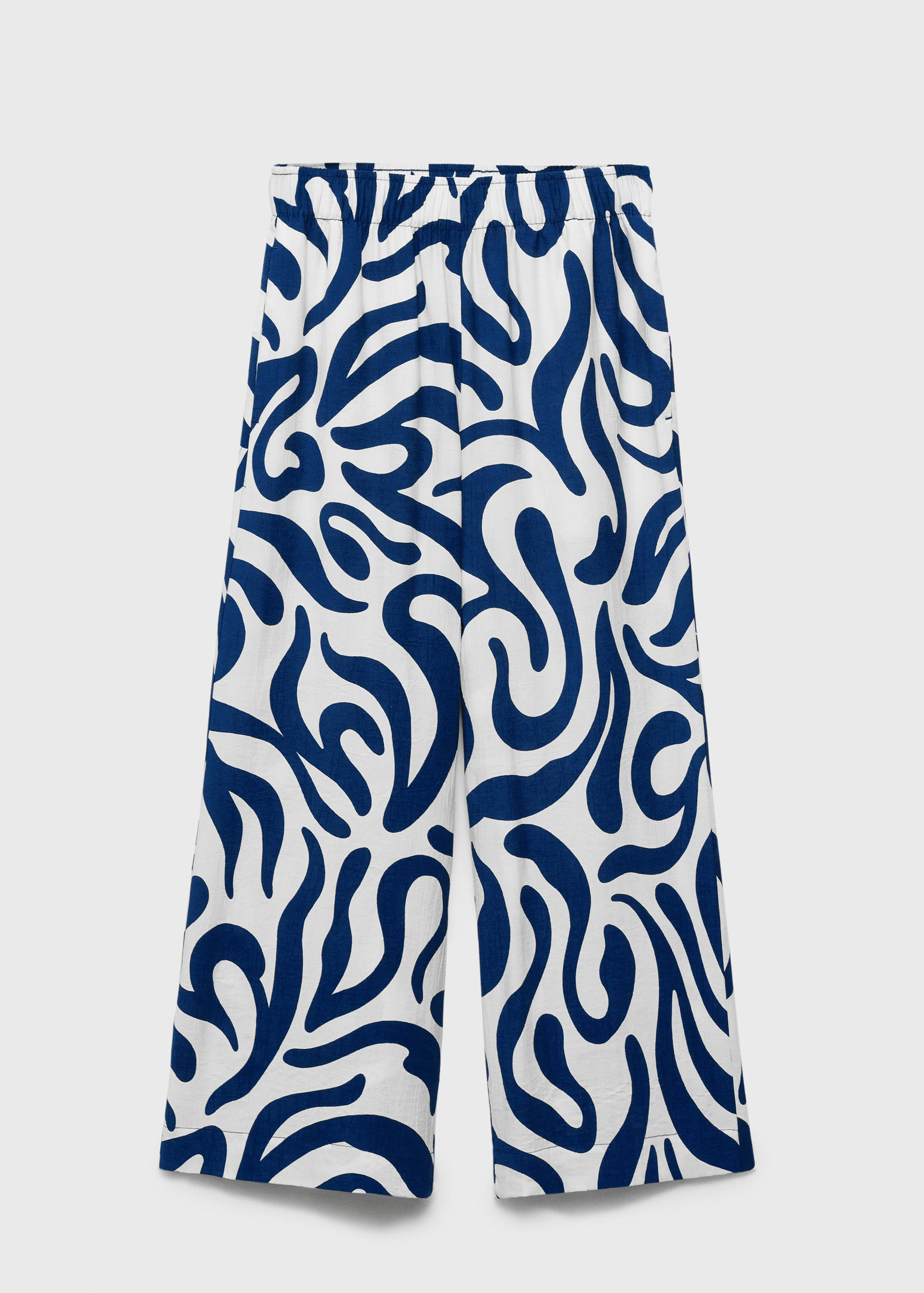 Printed culotte trousers - Article without model