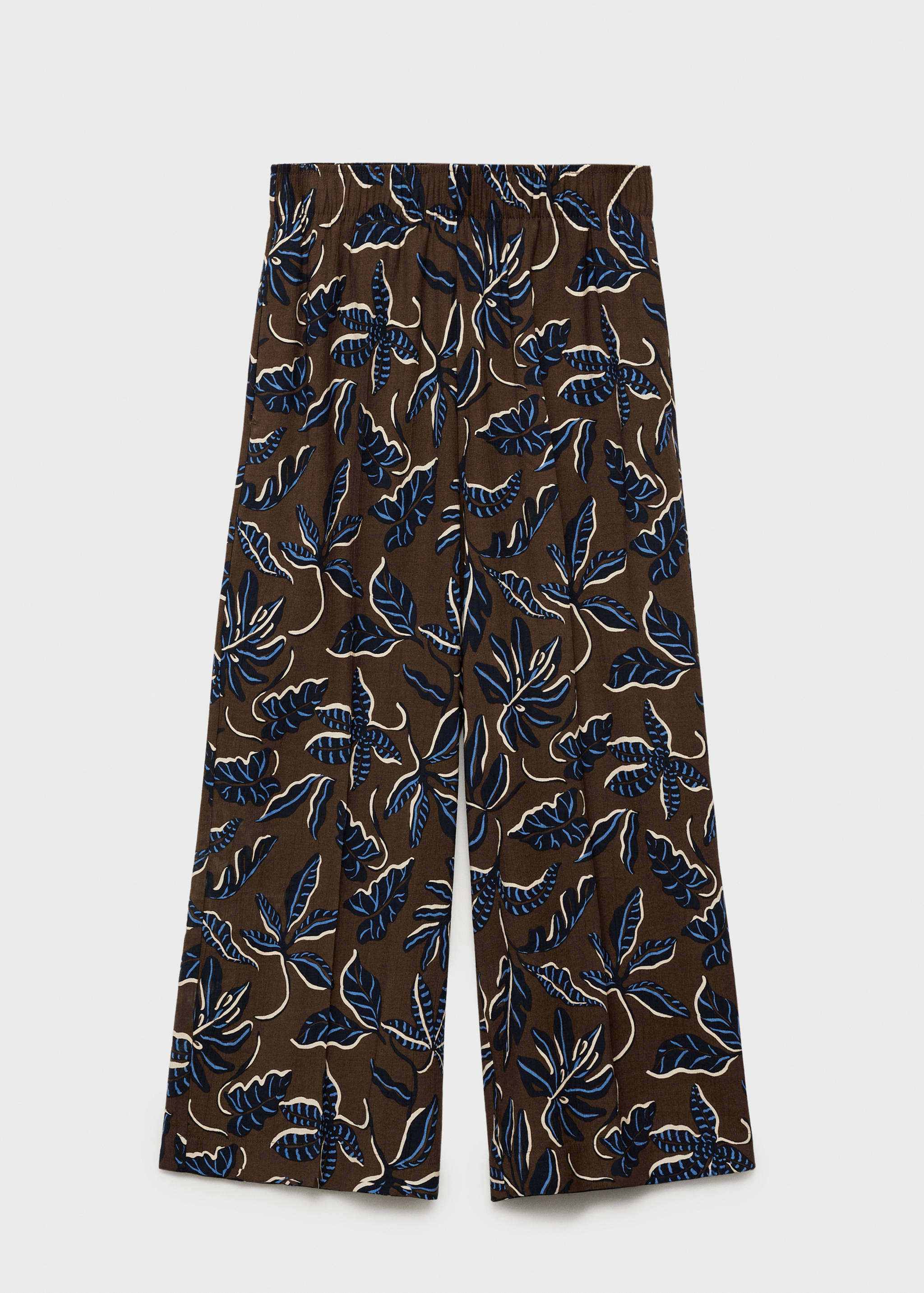 Printed culotte trousers - Article without model