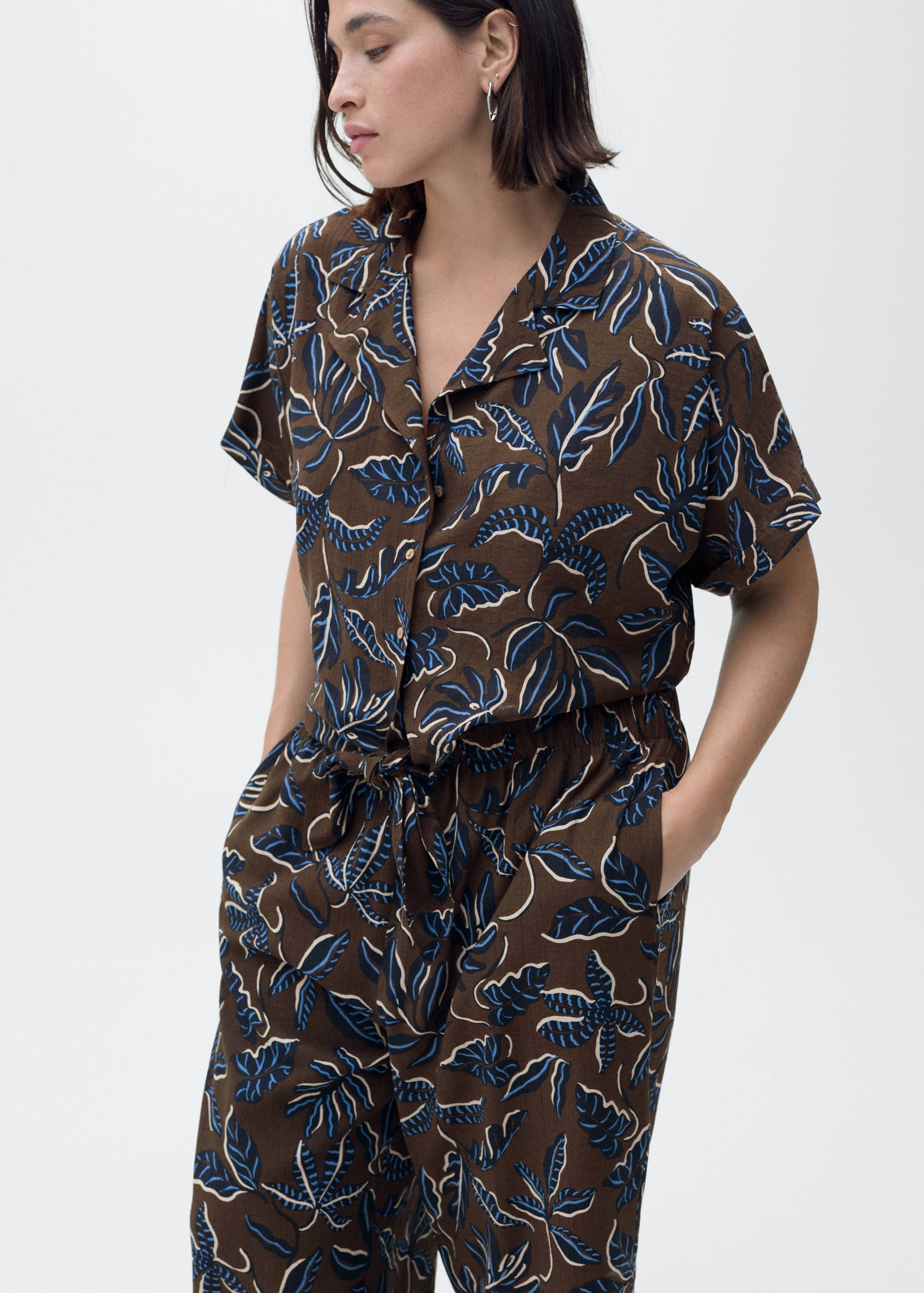 Printed culotte trousers - Details of the article 5