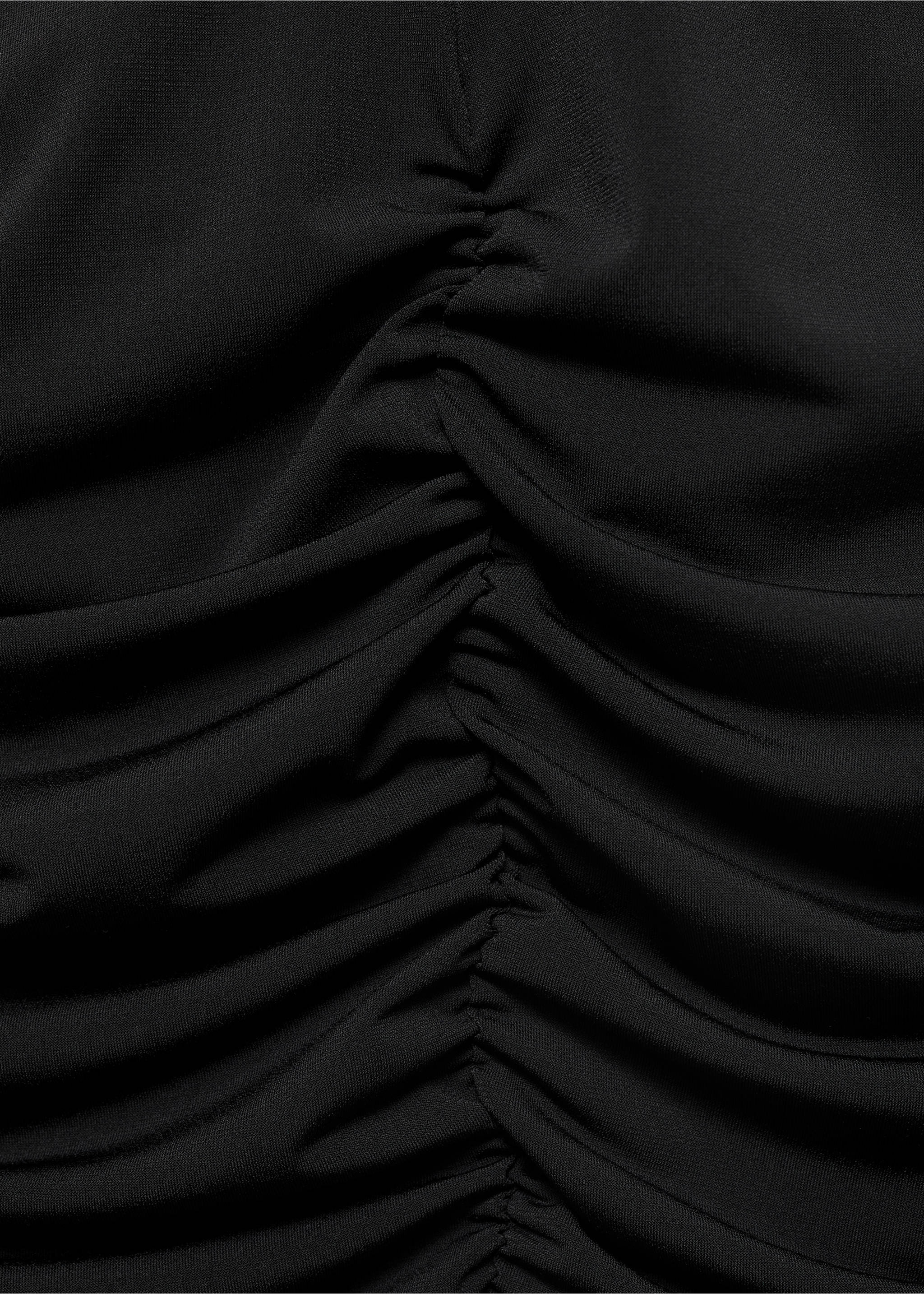 Floral halter top - Details of the article 0, Black. Ref: 87048652-00.