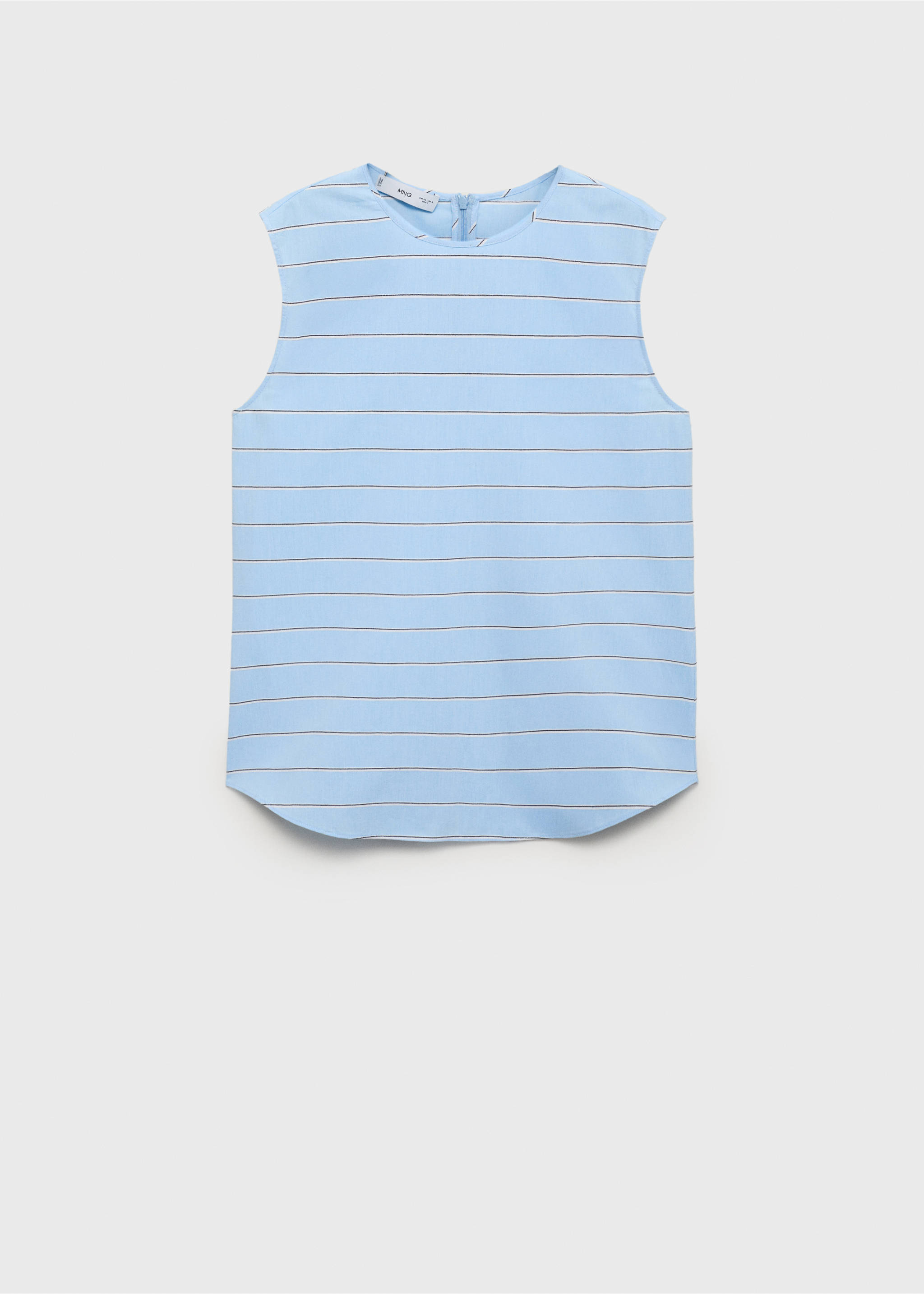 Brusa cotó ratlles - Article sense model, Blau cel. Ref: 87048653-00.