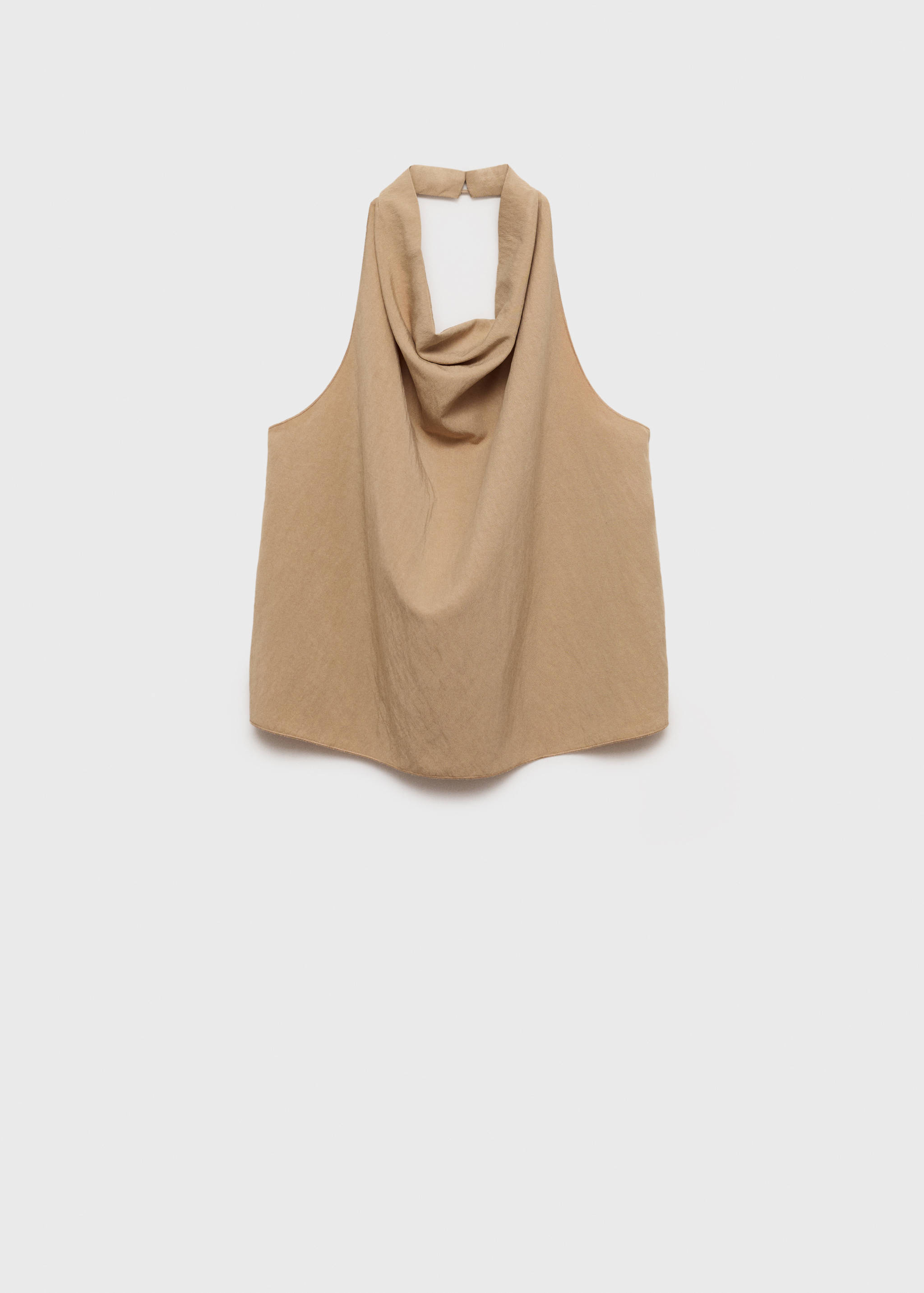 Lyocell top with draped neck - Article without model