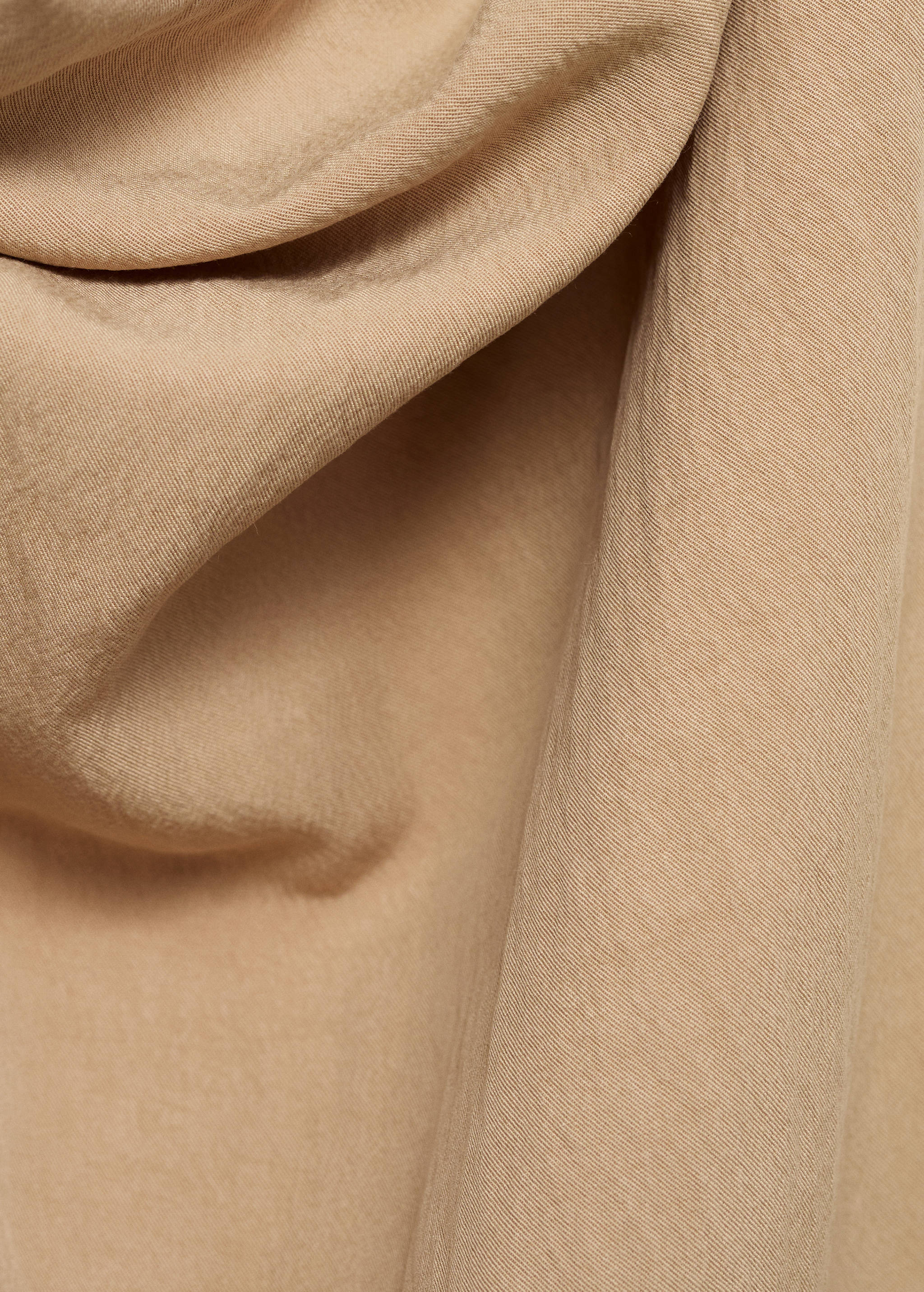 Lyocell top with draped neck - Details of the article 8