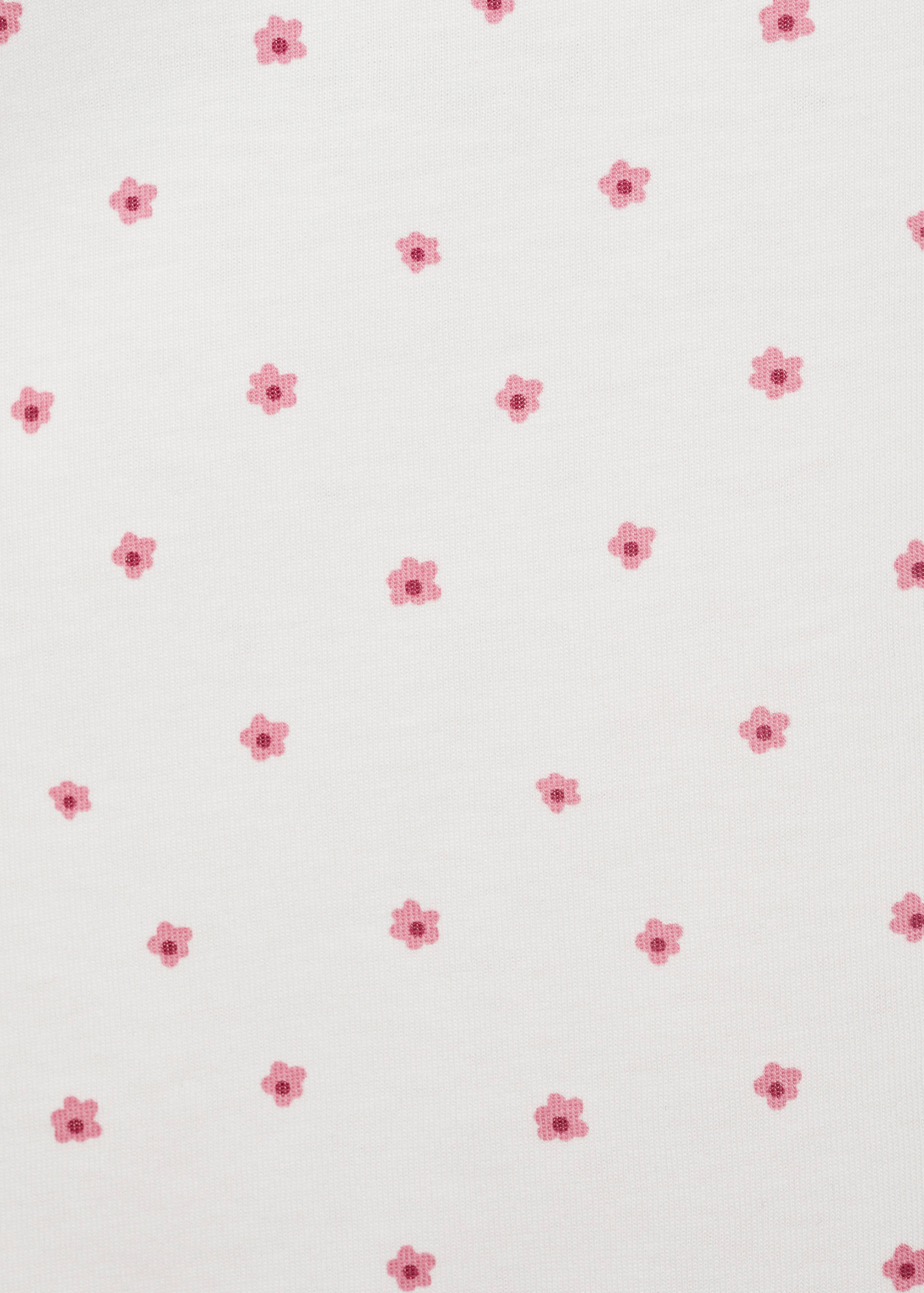 Embroidered detail print t-shirt - Details of the article 0