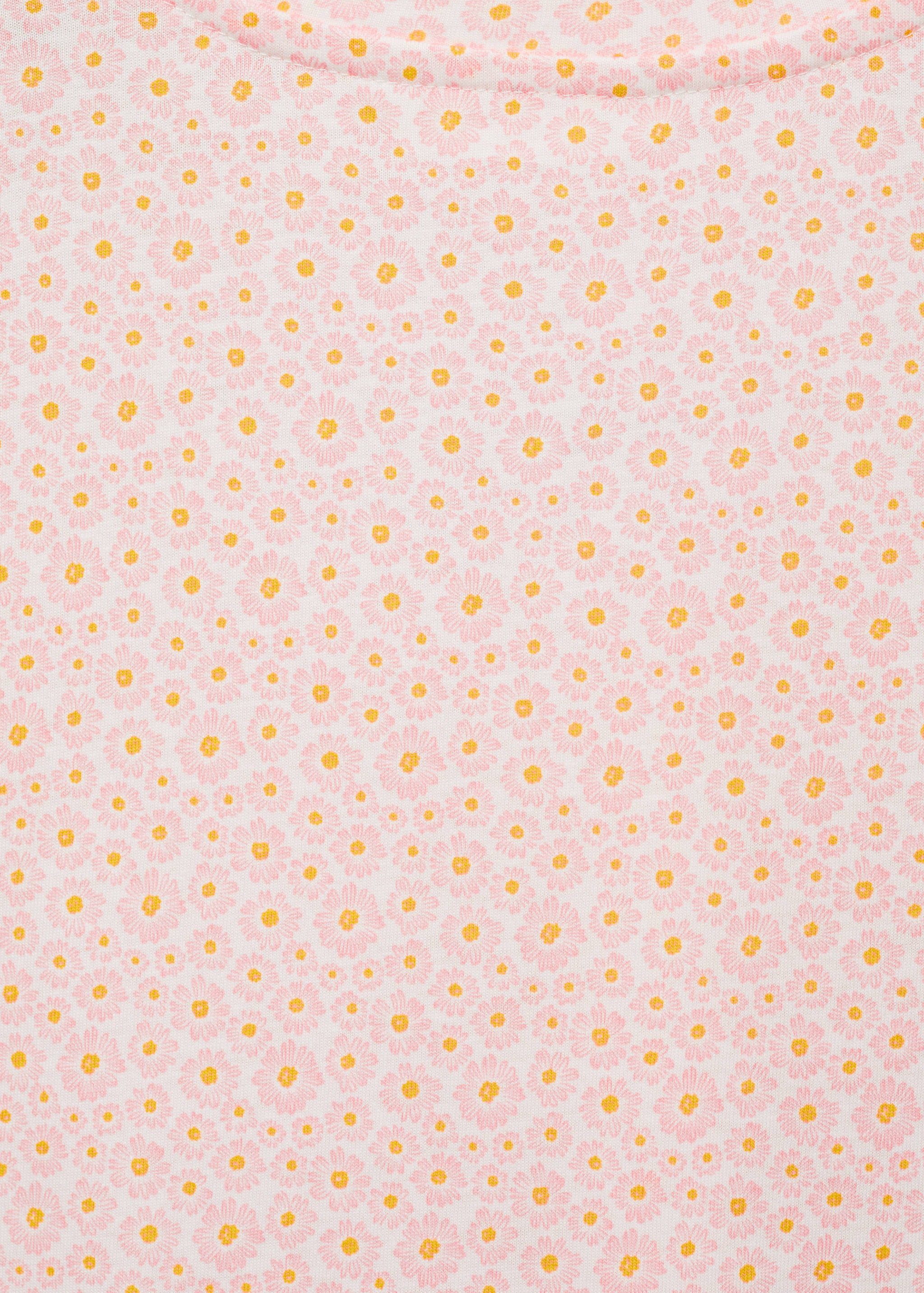 Embroidered detail print t-shirt - Details of the article 0