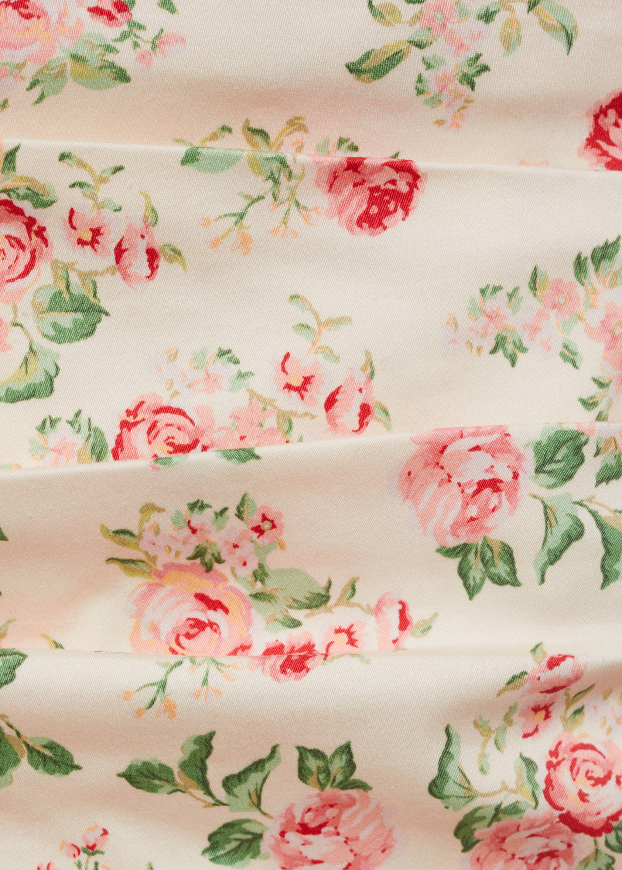 Strapless floral dress - Details of the article 0