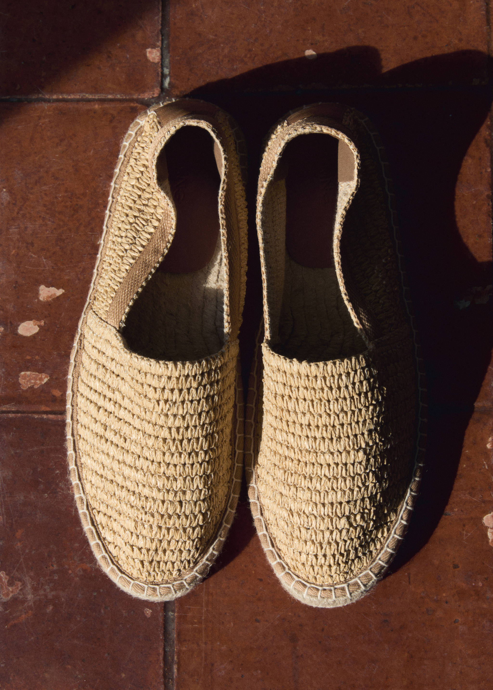 Espadrilles en raphia - Plan général