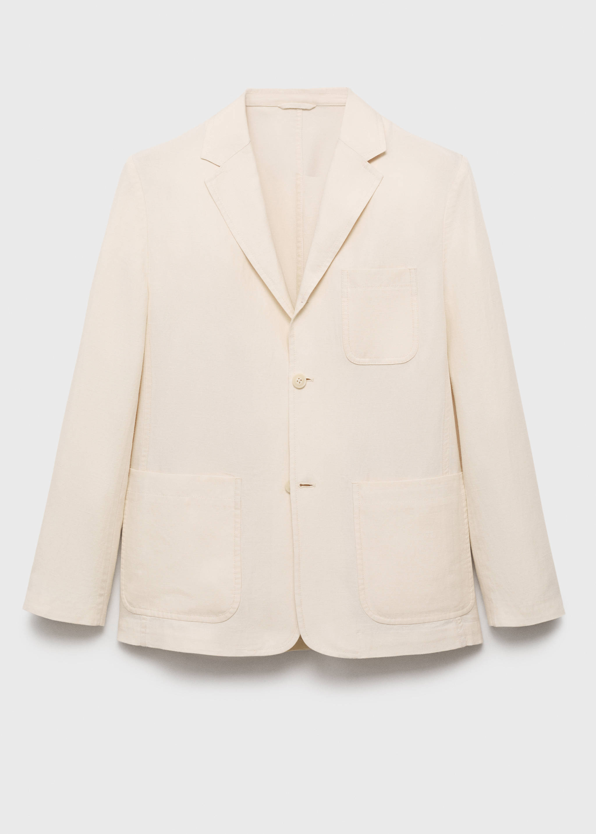 Anzugjacke aus Leinen-Lyocell-Mix - Artikel ohne Model