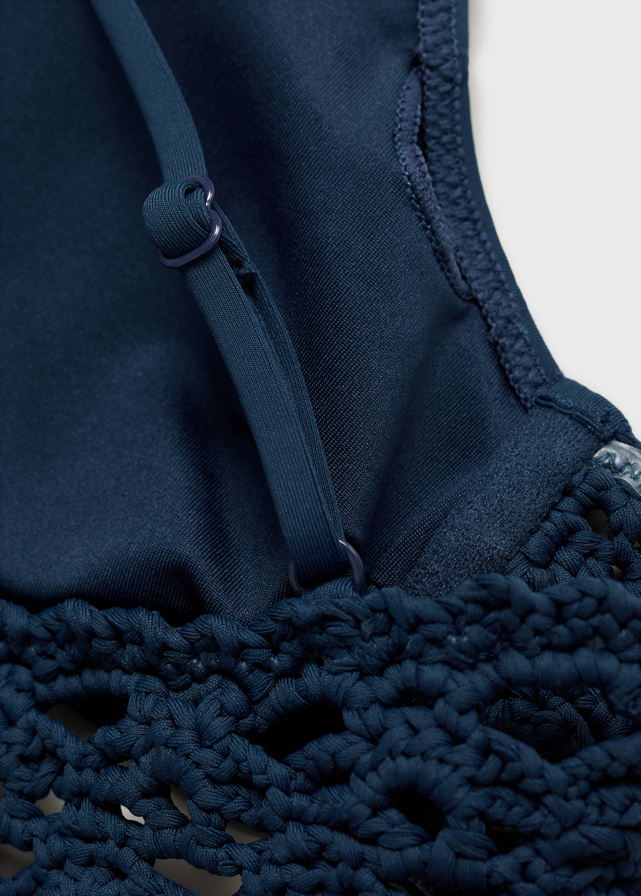 Combined crochet bikini top - Details of the article 8