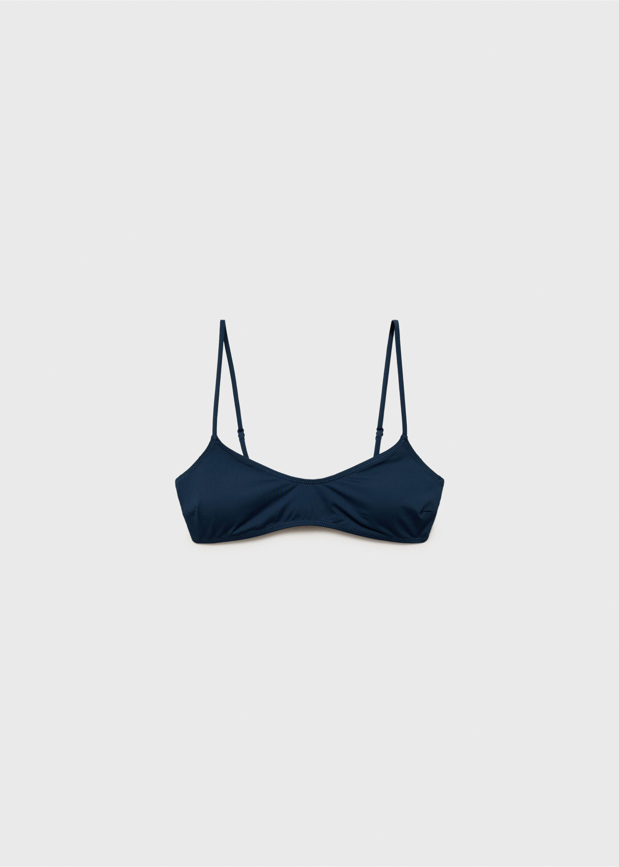 Top bikini combinado crochet - Artículo sin modelo, Azul petróleo. Ref: 87049208-00.