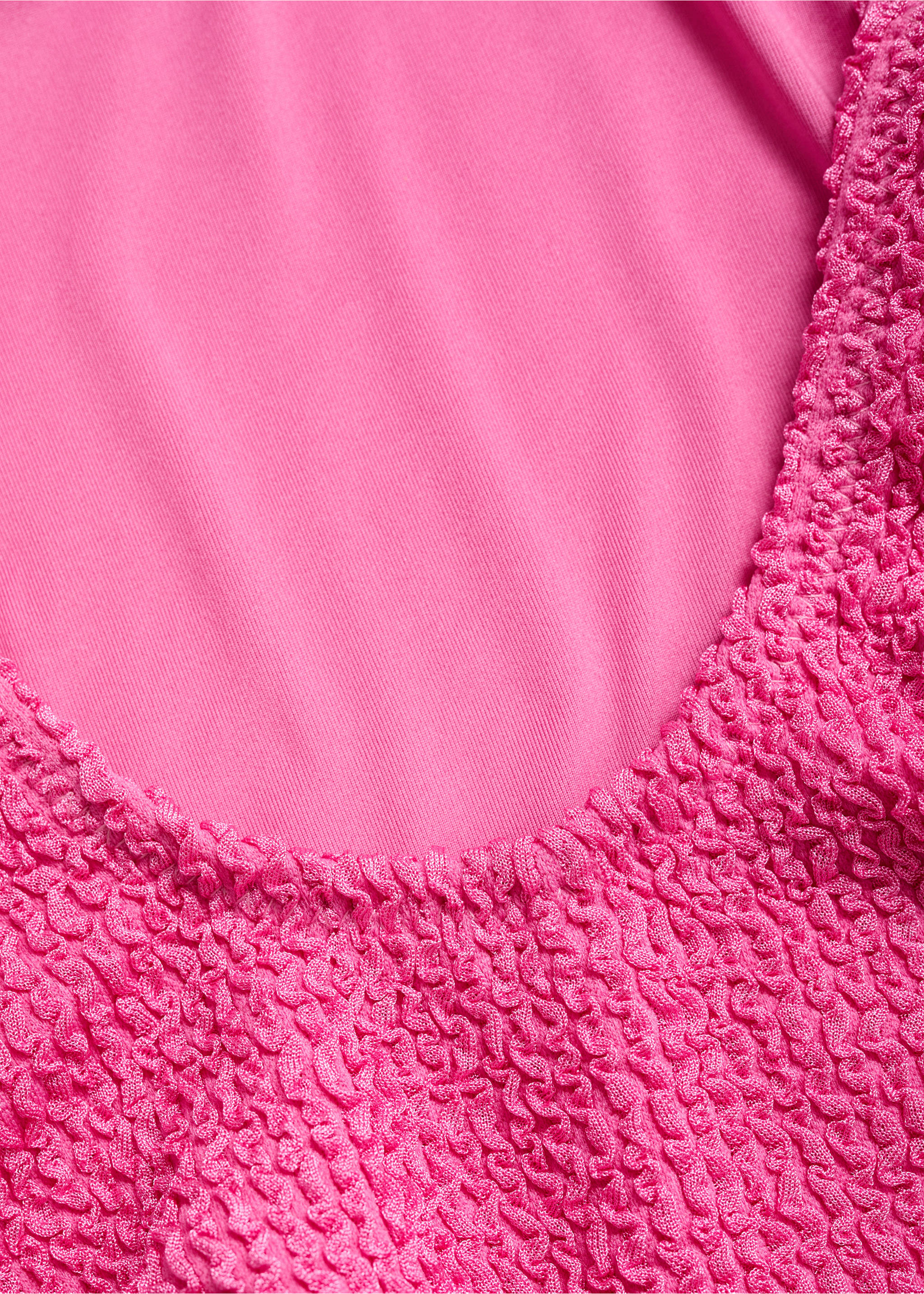 Maillot de bain texturé - Détail de l'article 0, Rose. Ref: 87049209-00.