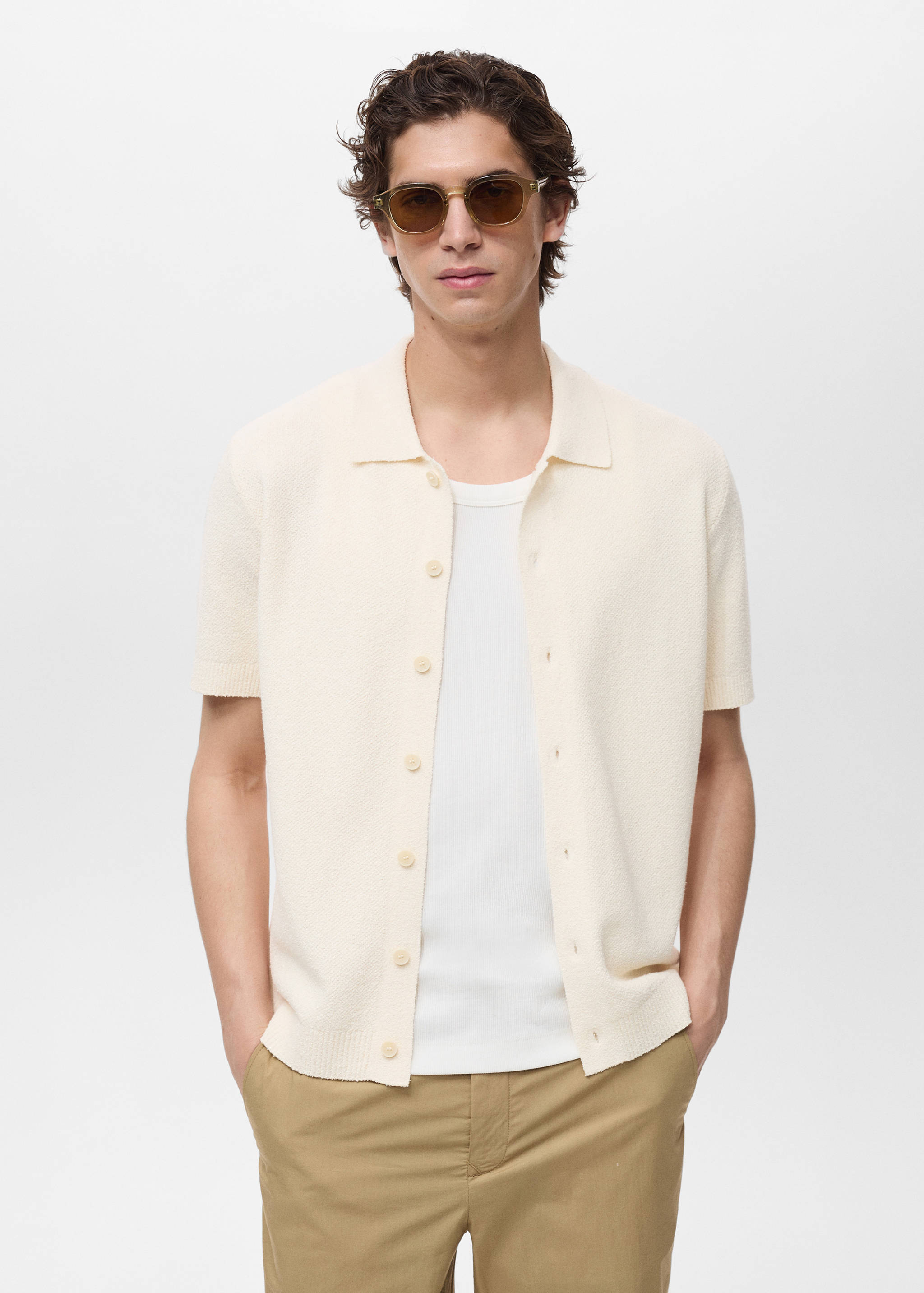 Fine knit shirt - Medium plane