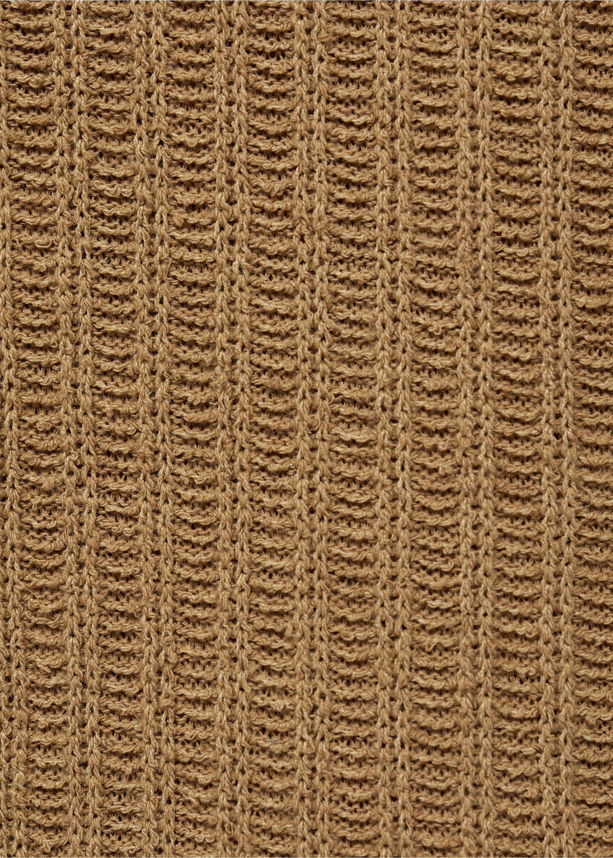 Polo grosse maille côtelée - Détail de l'article 0, Beige. Ref: 87049218-00.