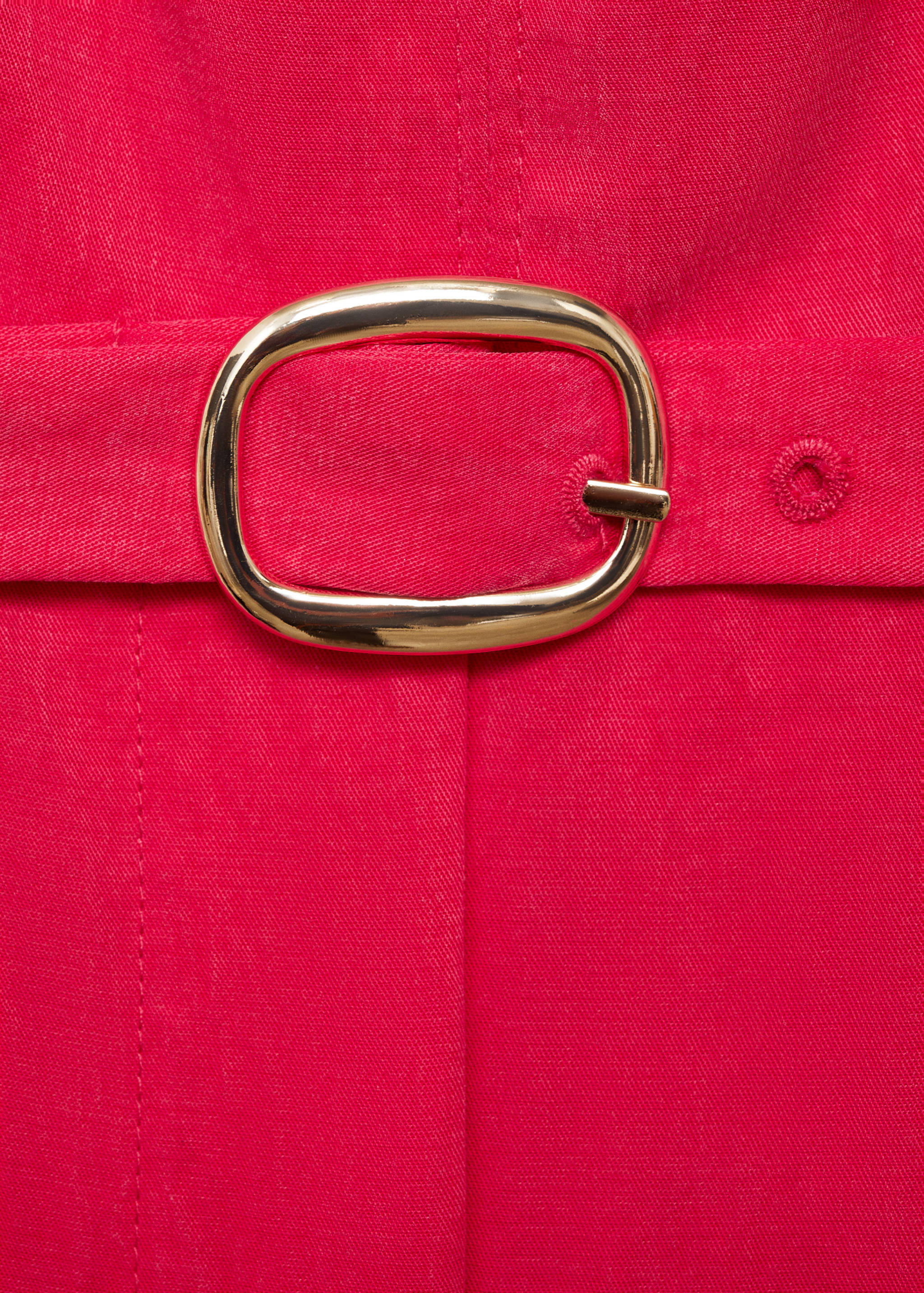 Long lyocell jumpsuit with belt - Details of the article 8