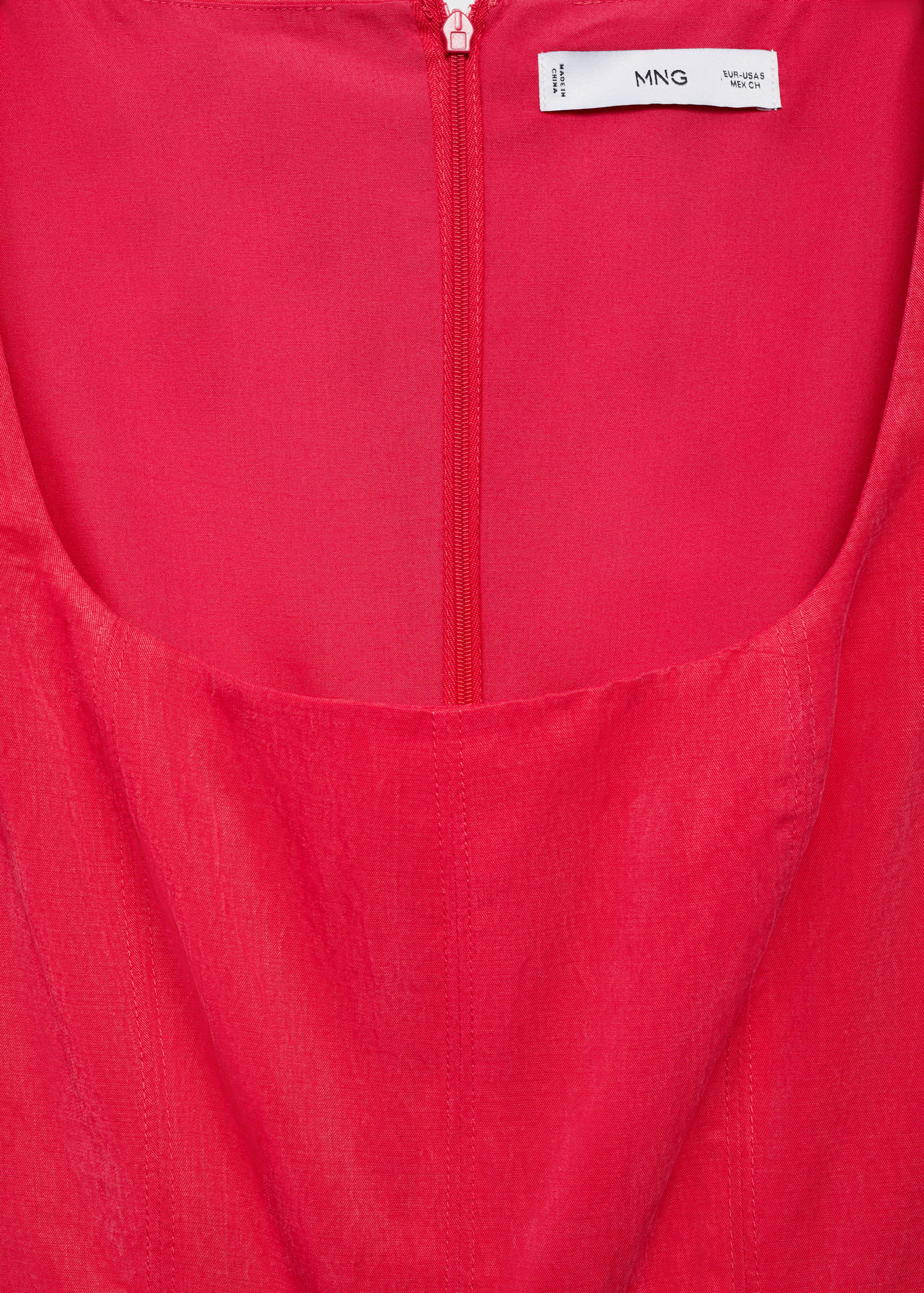 Long lyocell jumpsuit with belt - Details of the article 0