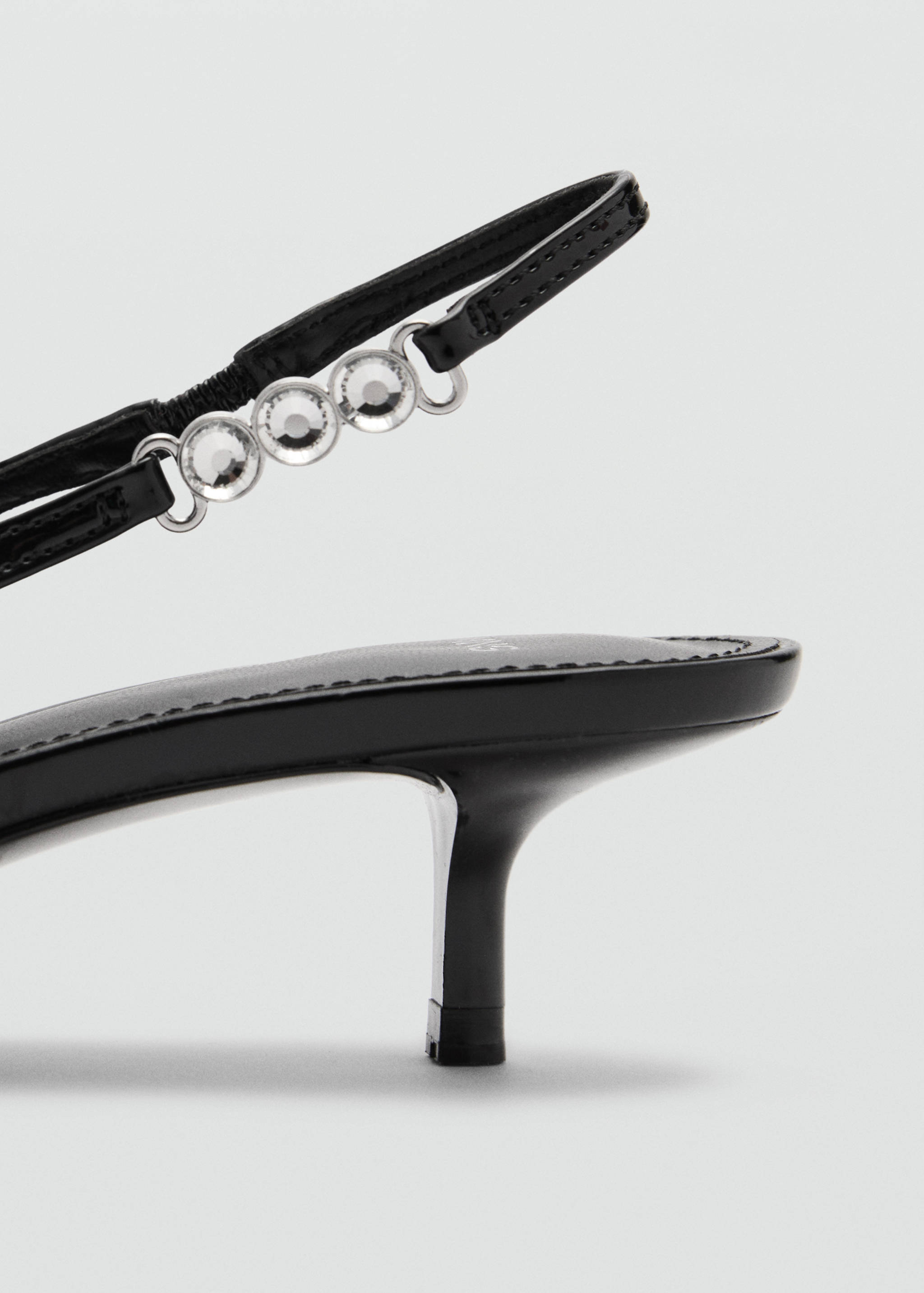 Chaussures kitten heel détail strass - Détail de l'article 1