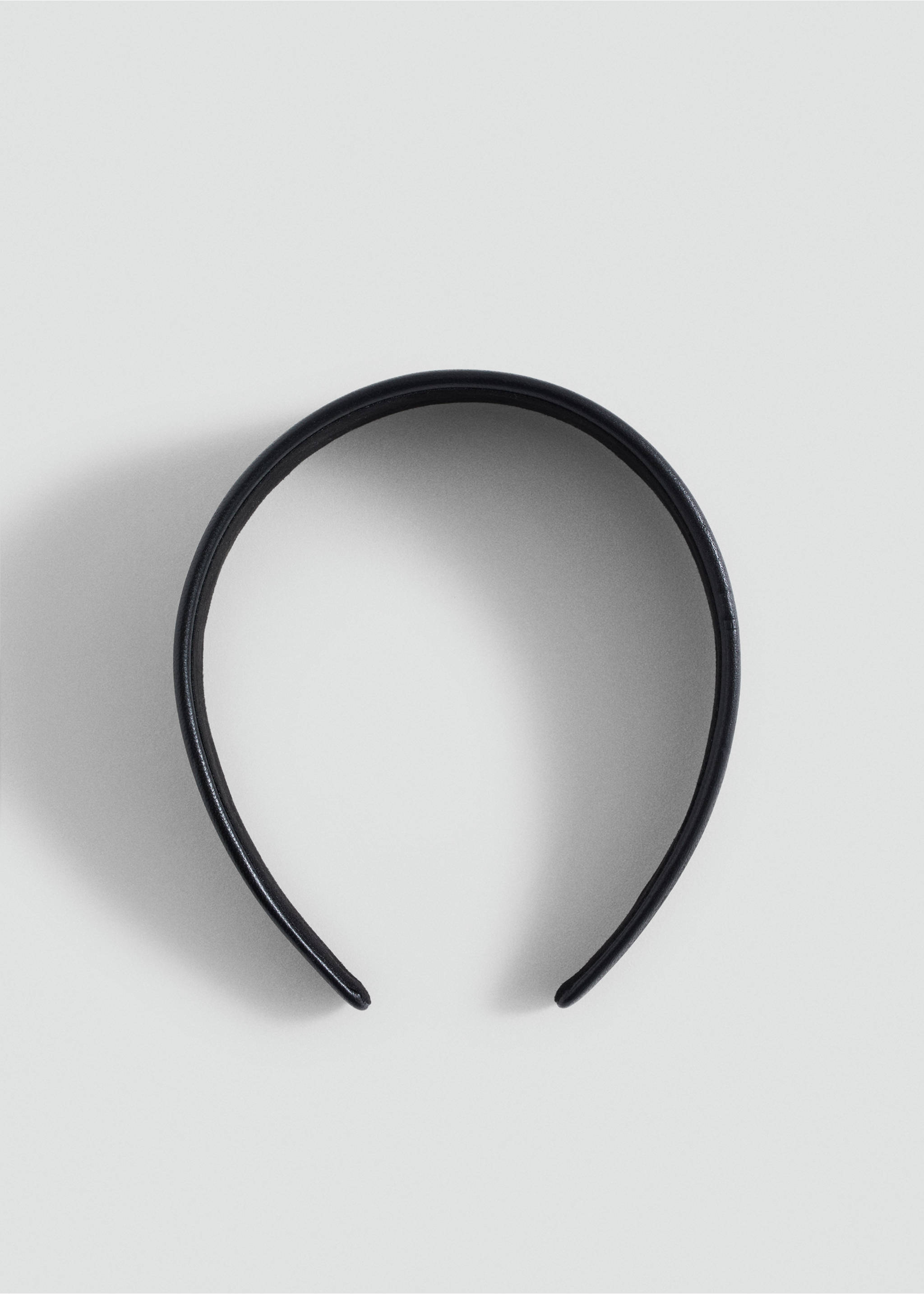 Diadema piel - Artículo sin modelo, Negro. Ref: 87050218-00.