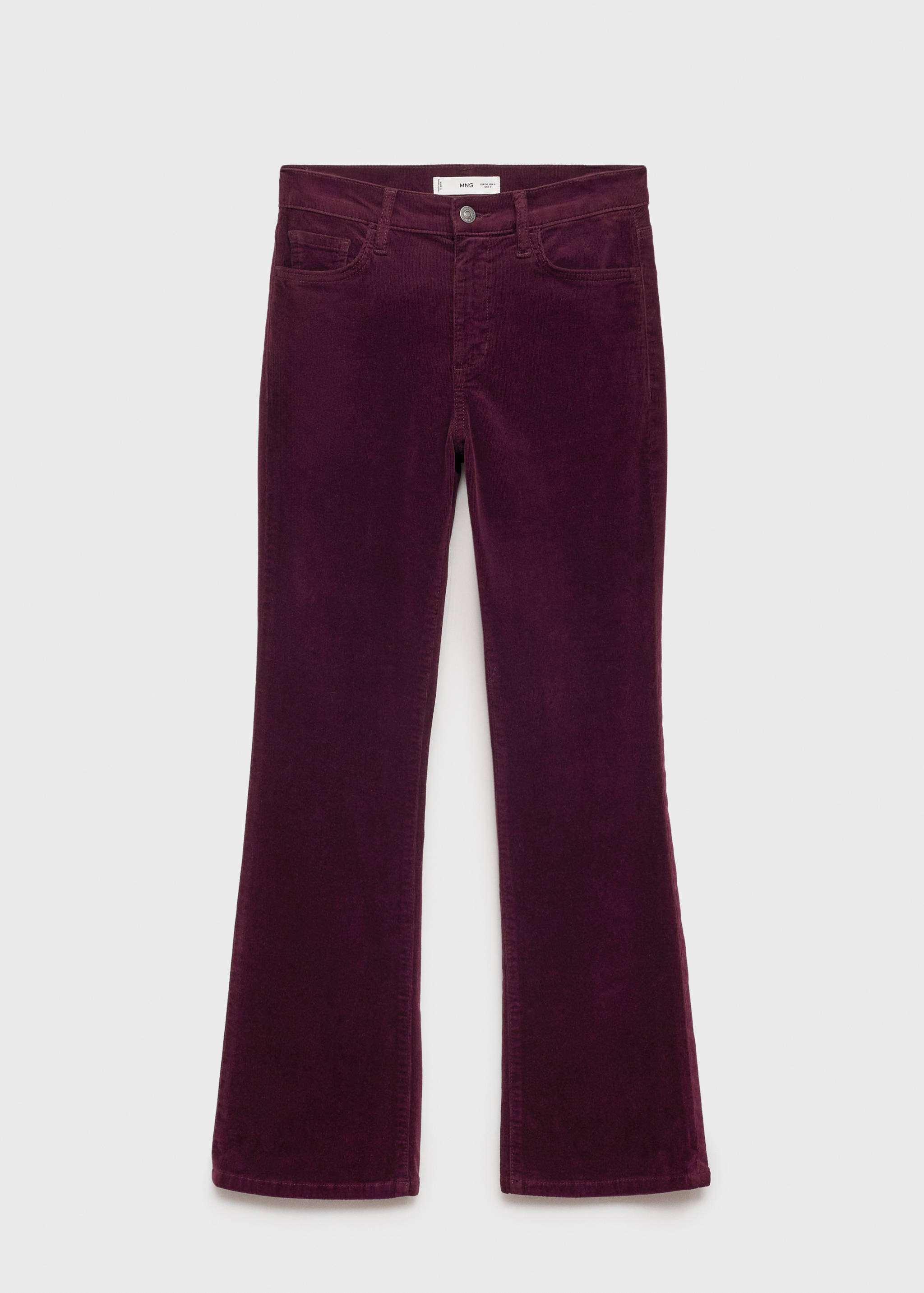 Sienna cropped flared corduroy broek - Artikel zonder model
