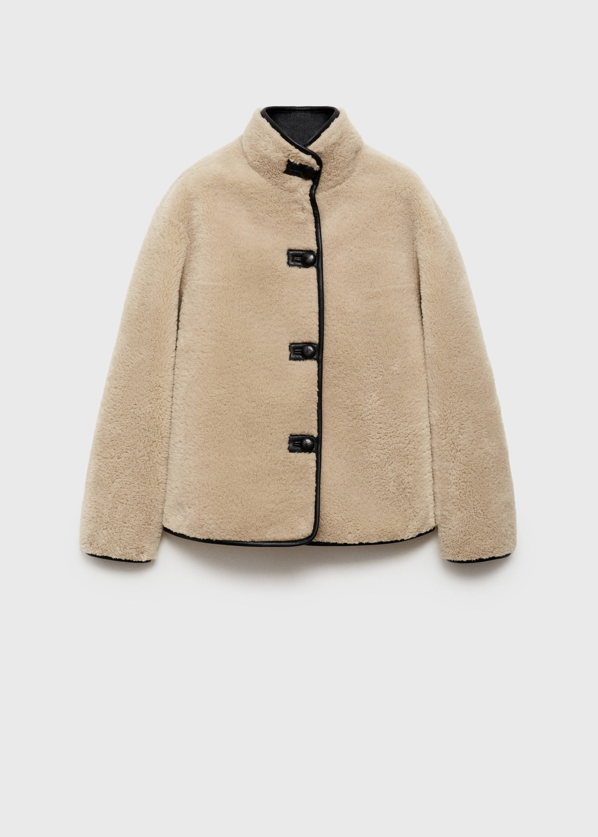 Short faux-fur coat - Article without model