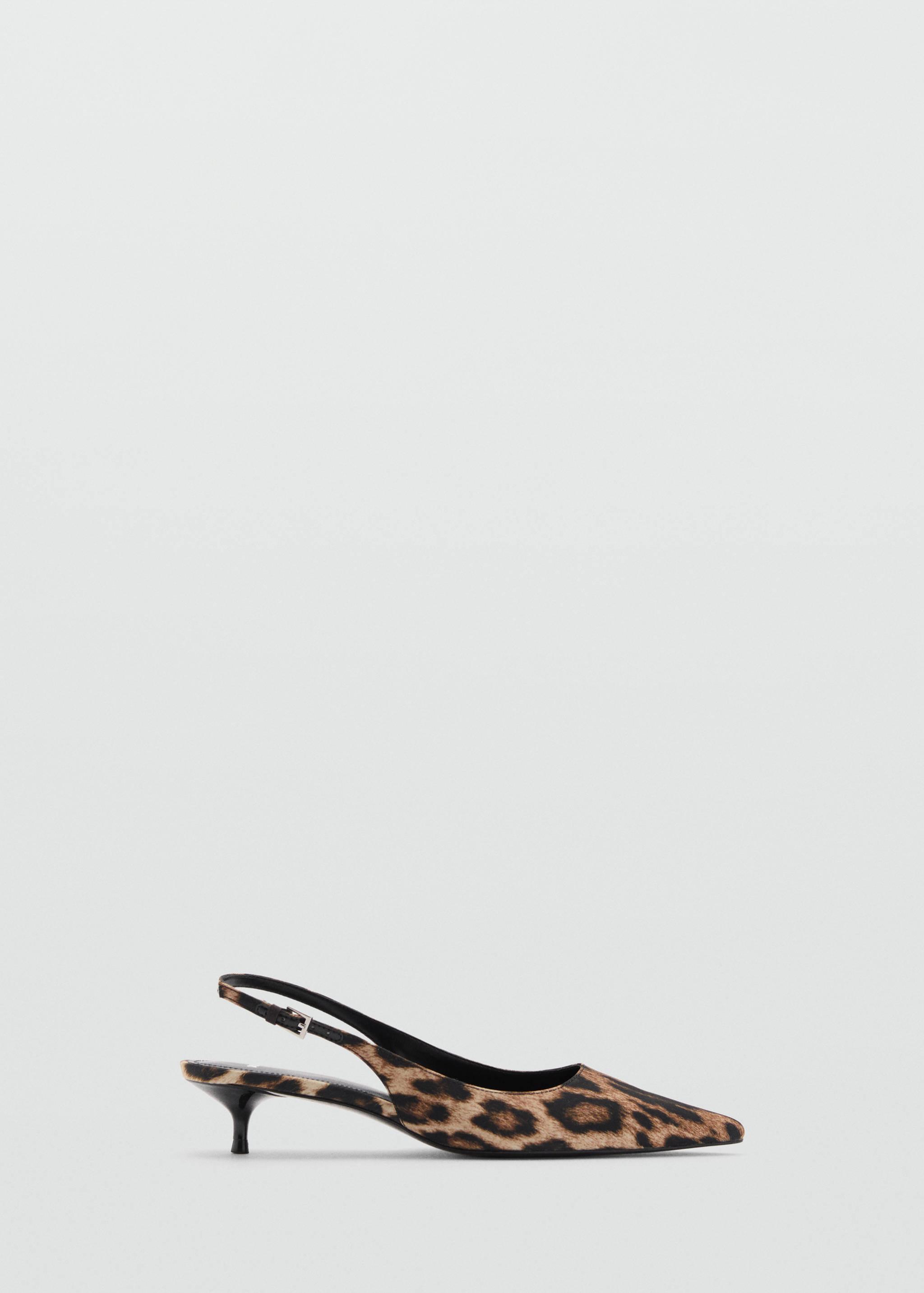Leopard-print heeled shoes - Article without model