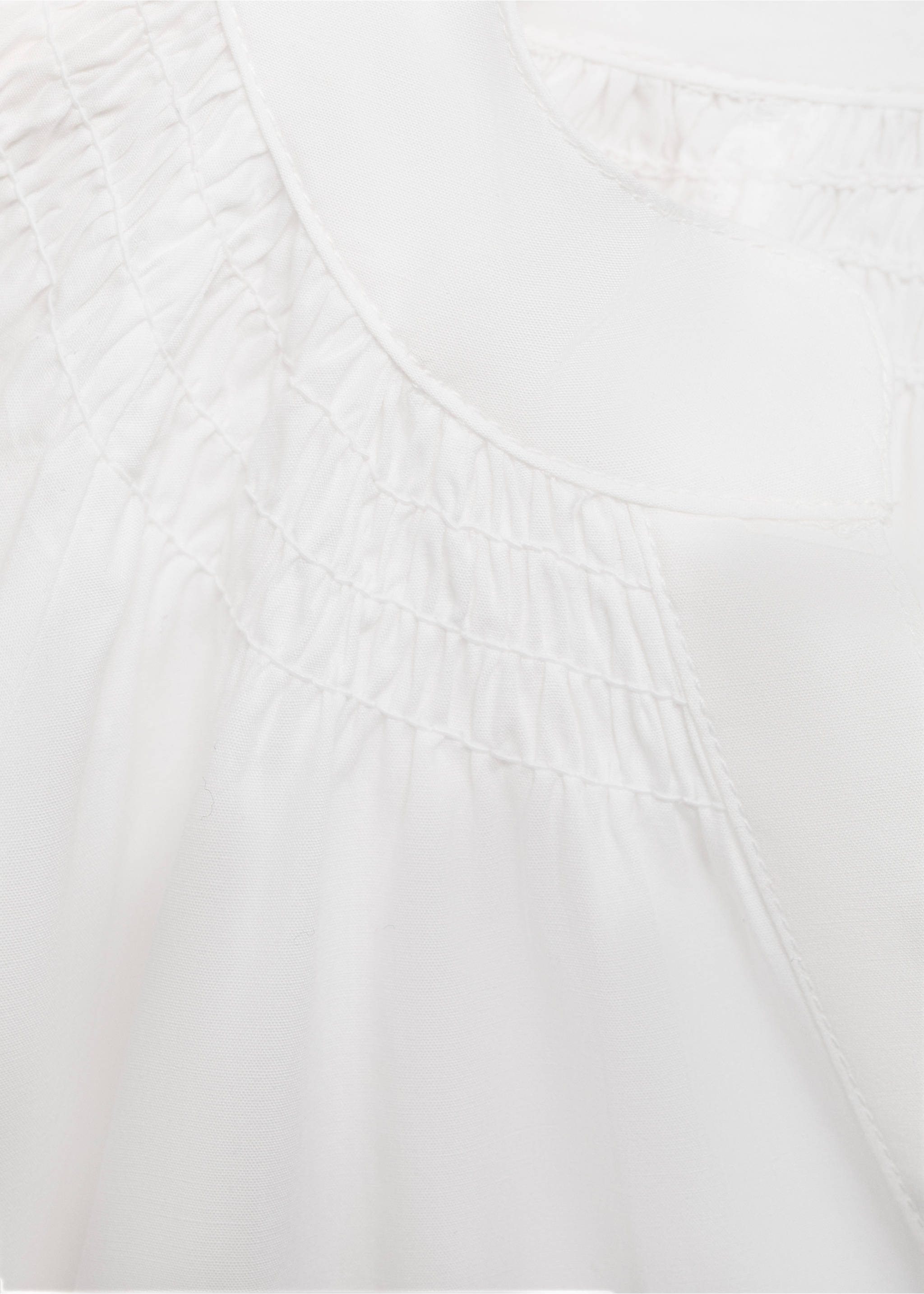 Puffed sleeves shirt - Details of the article 8, Off White. Ref: 87050259-00.