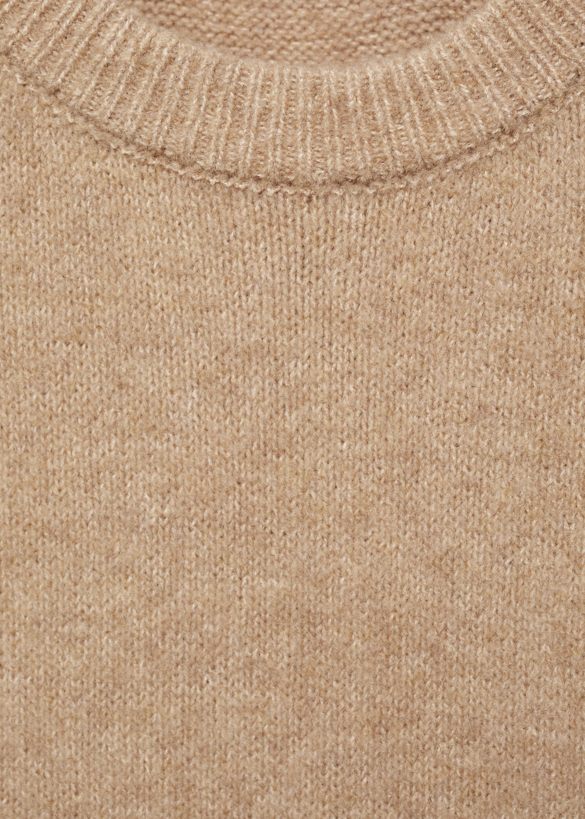 Knitted dress with ribbed finishes - Details of the article 8