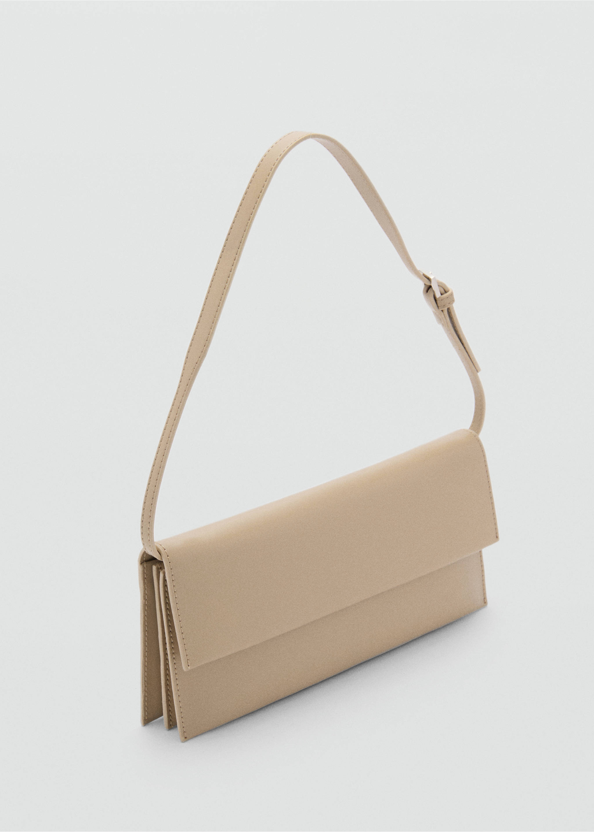 Shoulder bag with strap - Medium plane, Medium Brown. Ref: 87050291-00.
