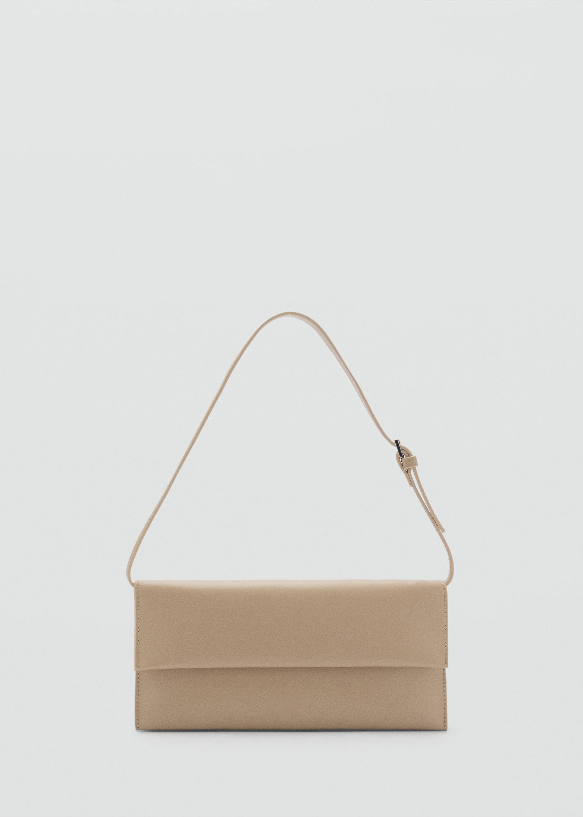 Shoulder bag with strap - Article without model, Medium Brown. Ref: 87050291-00.