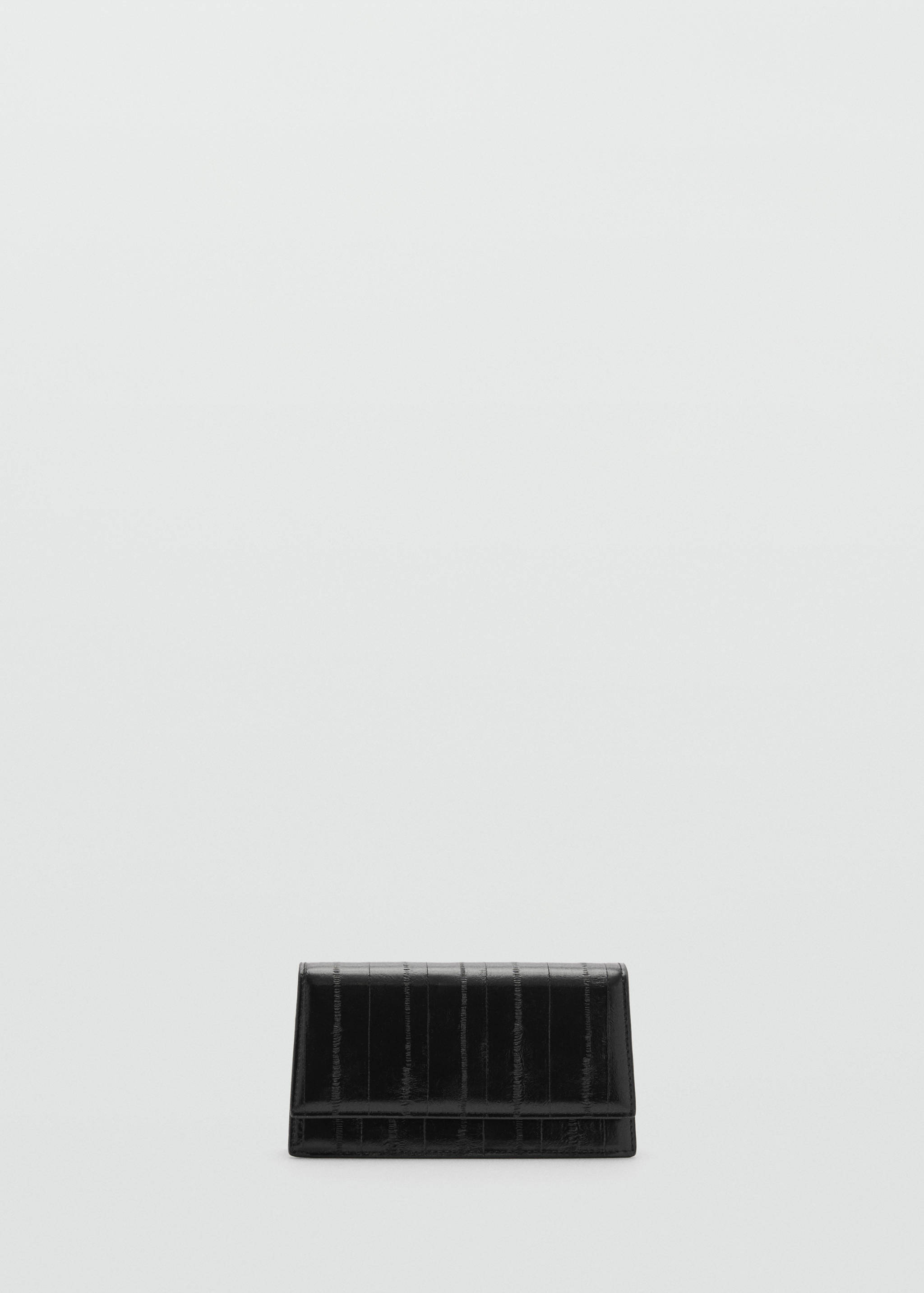 Textured faux-leather bag - Article without model