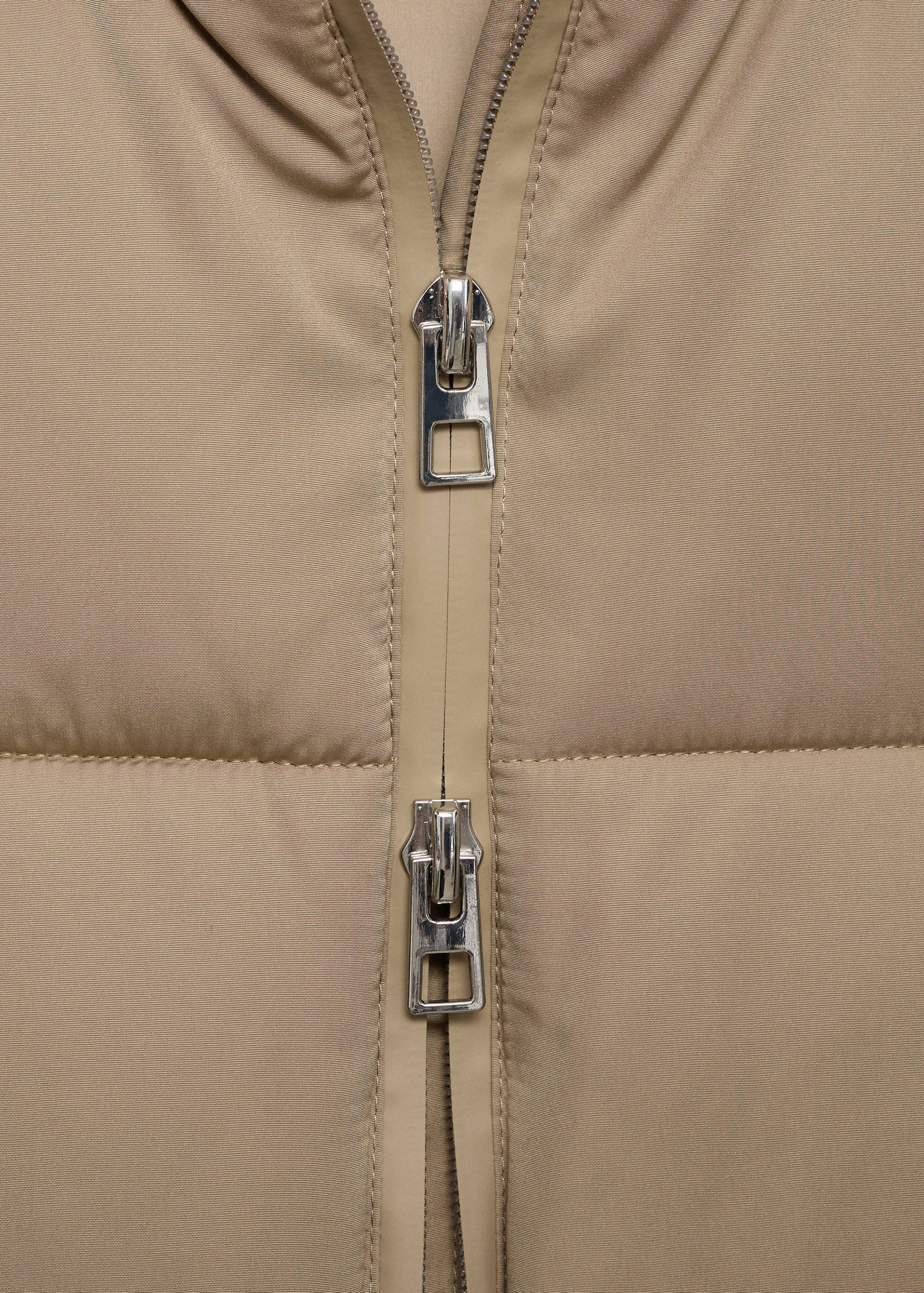 Anorak midi acolchado capucha - Detalle del artículo 8